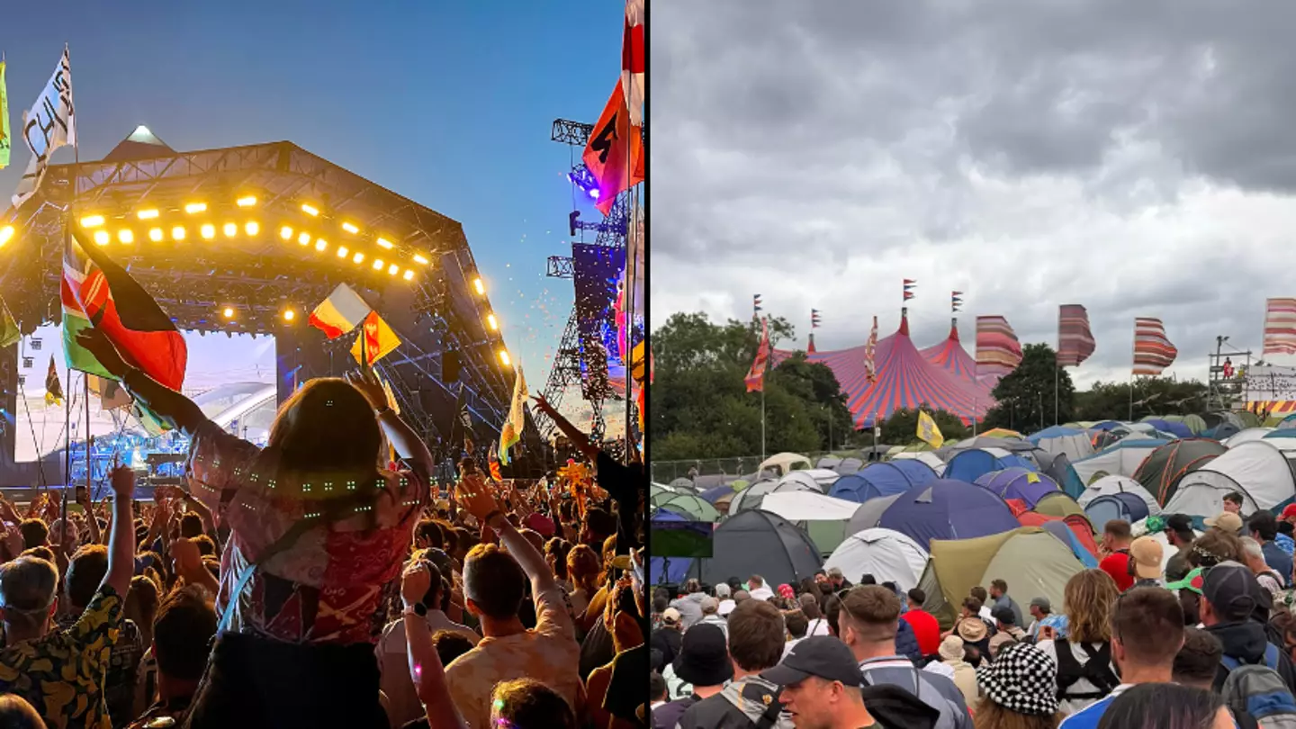 'Hero' celebrity helps Glastonbury fans watch England vs Slovakia after festival announced it wouldn’t be shown
