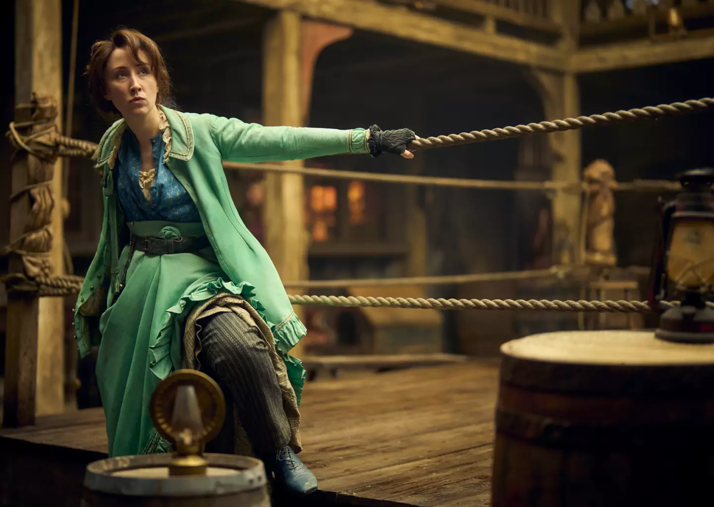 Erin Doherty appears in the drama as the leader of an all-women crime syndicate. (Disney+)