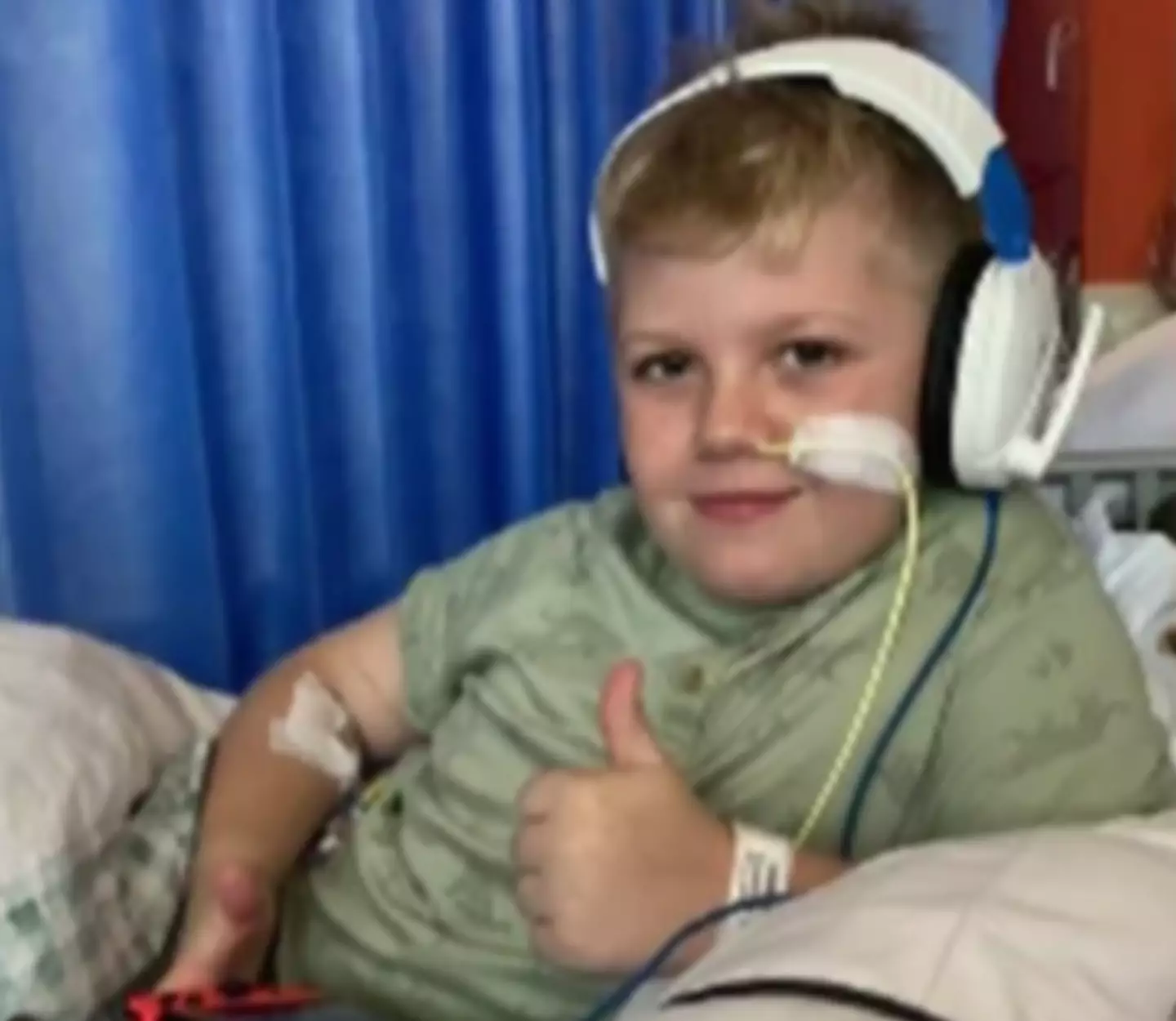 Marley had to undergo surgery after doctors discovered an issue with his oesophagus.