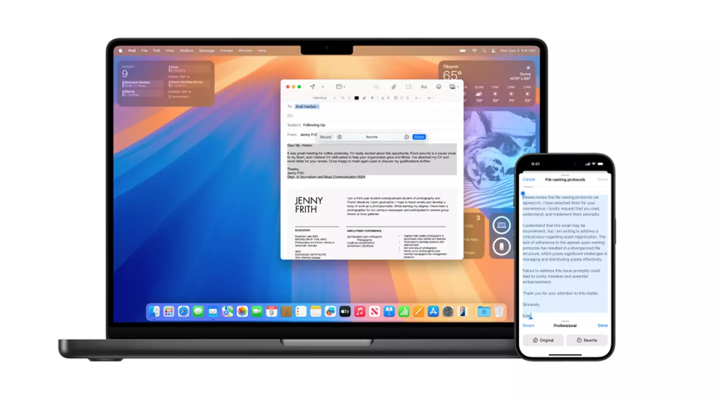 Apple Intelligence is only available on certain Apple devices (Apple)