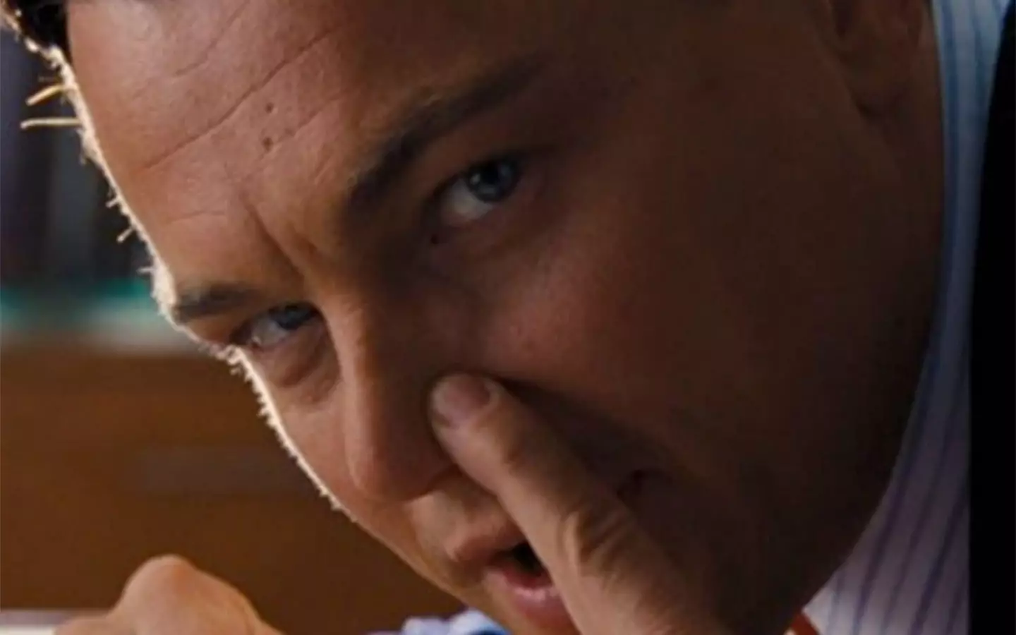 Leonardo DiCaprio's character Jordan Belfort was partial to cocaine.