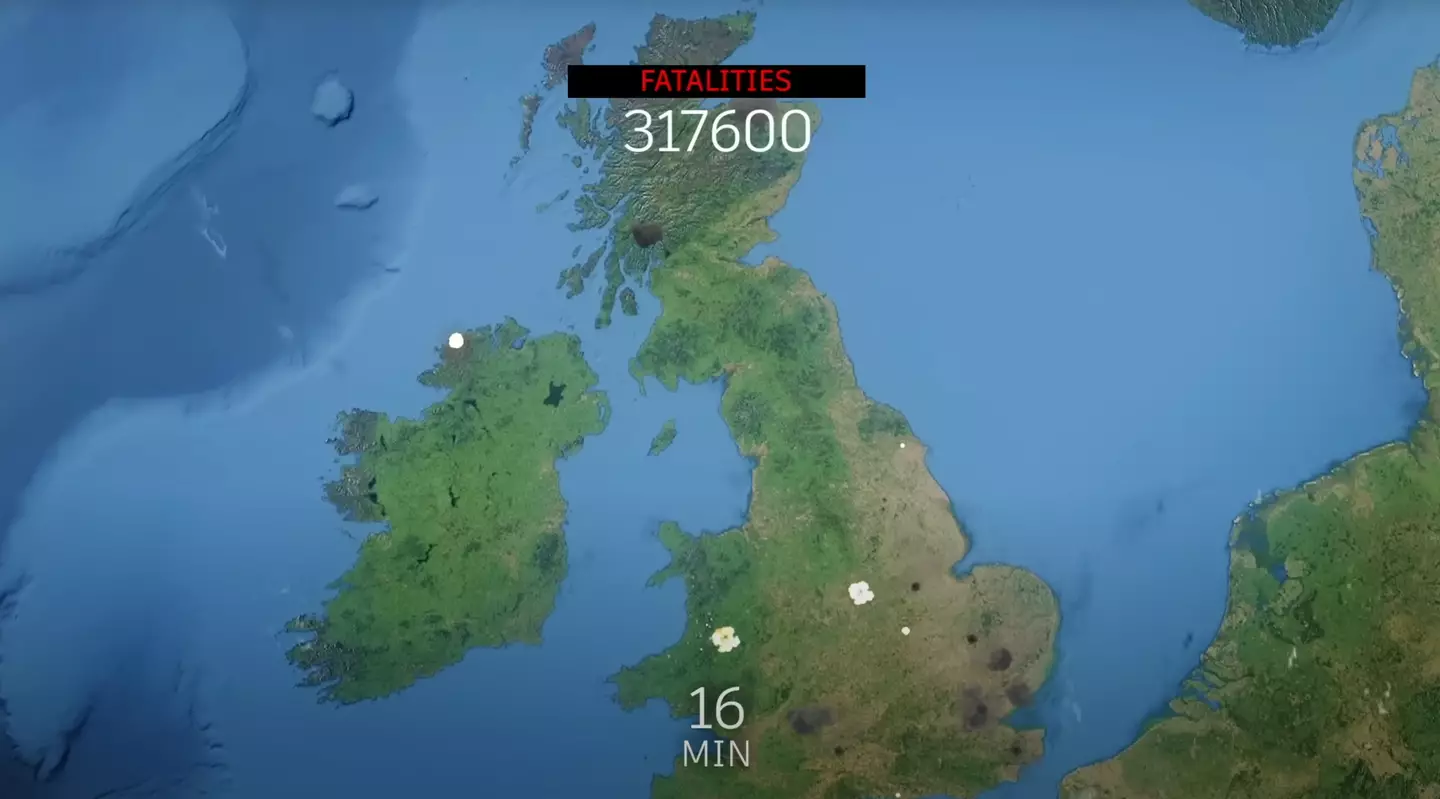 The effects would be catastrophic (visualiser3d/YouTube)