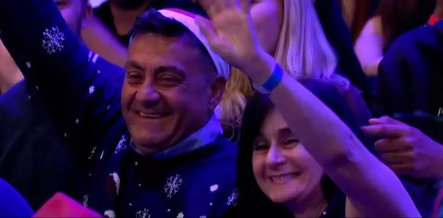 Lorenzo's parents were in the crowd.