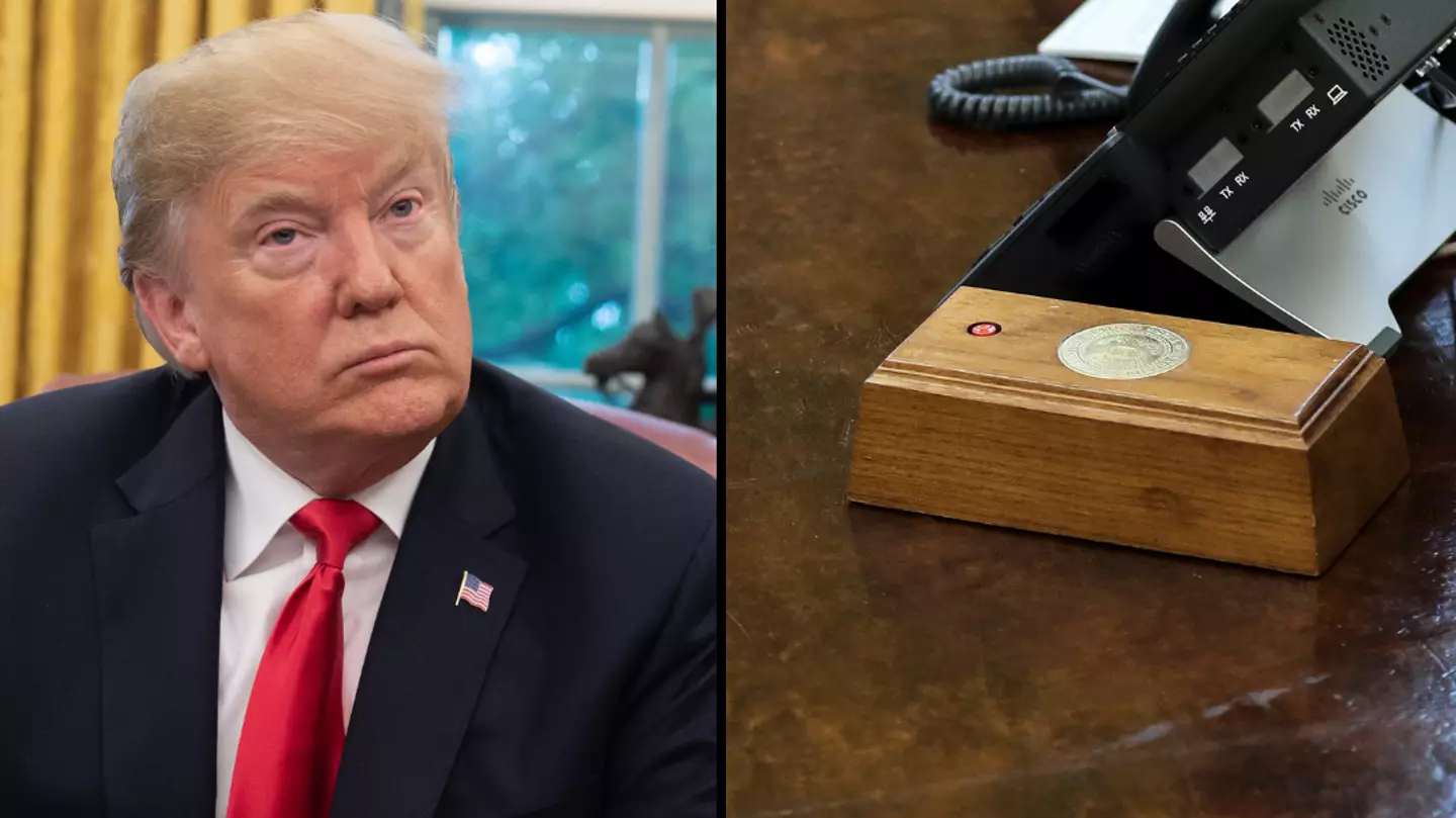 Donald Trump's special White House button that brought him one specific drink any time of the day