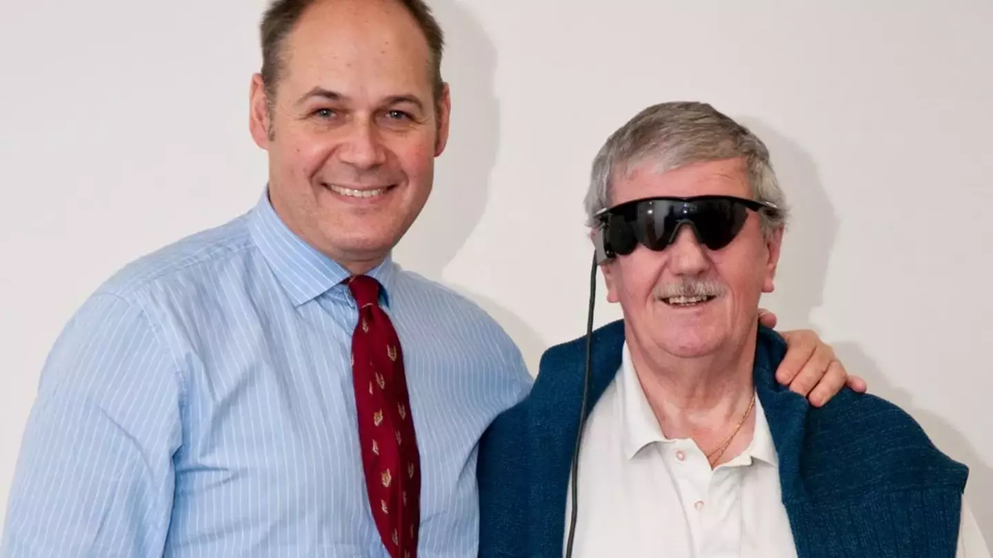 Keith Hayman was given a bionic eye on the NHS after going blind in his 20s.