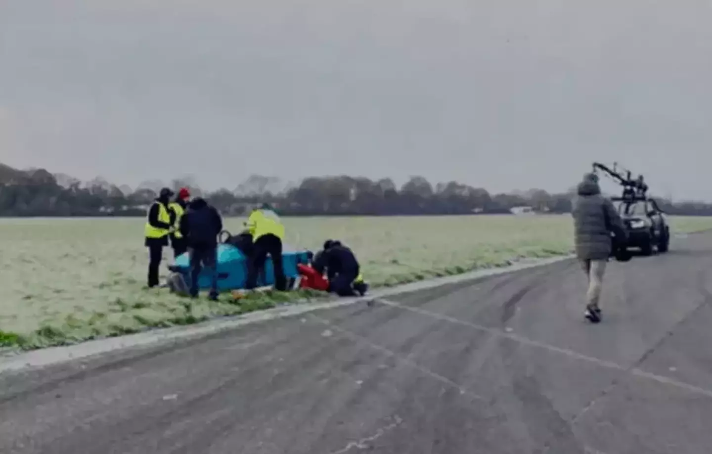 Freddie Flintoff was involved in a life-changing crash while filming Top Gear in December 2022 (Disney+)