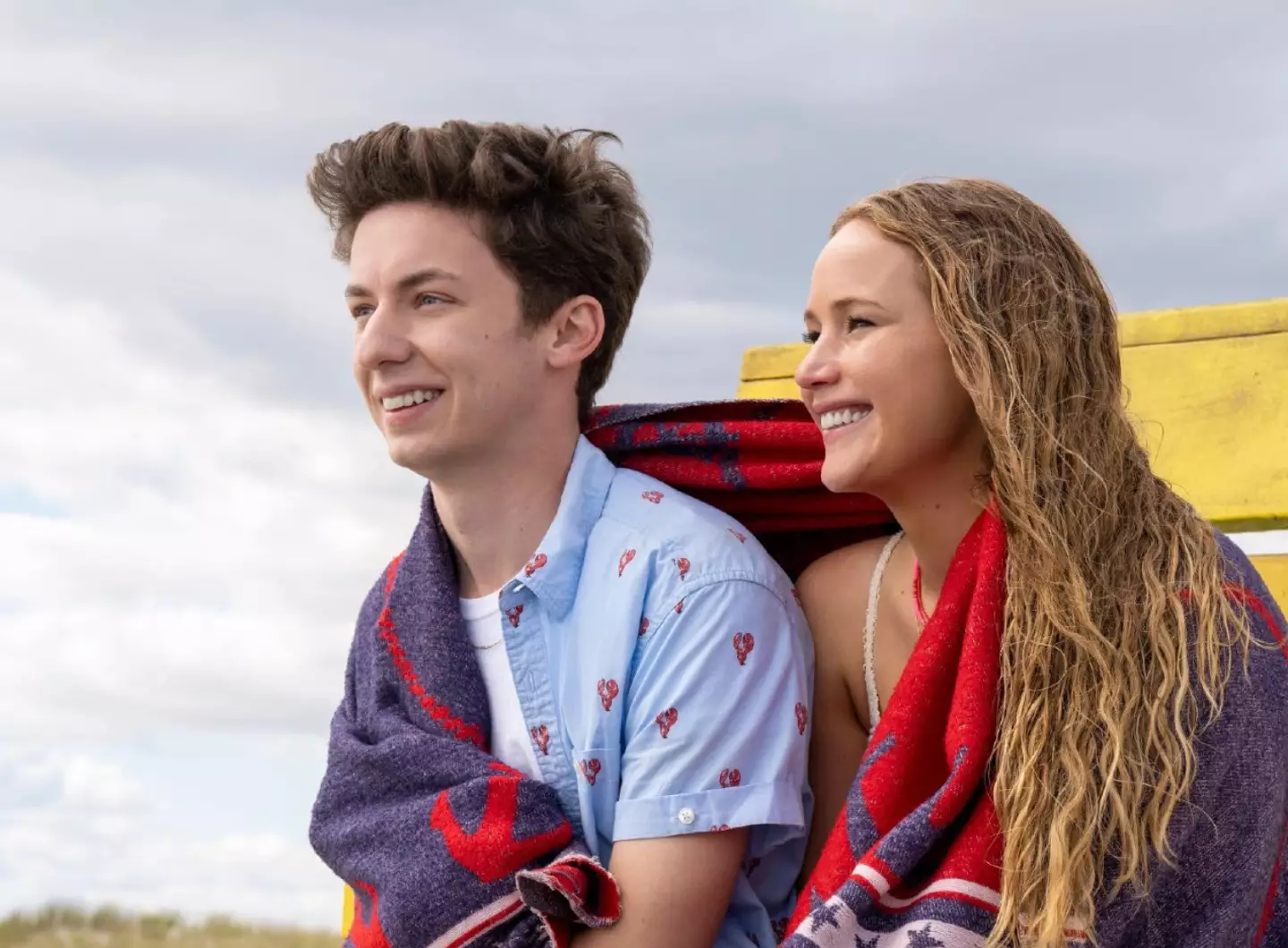 Lawrence worked with 21-year-old Andrew Barth Feldman.