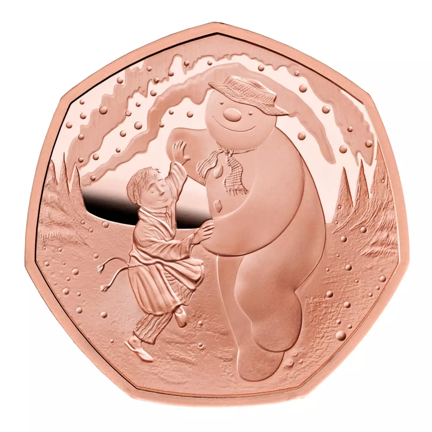 One lucky person with the advent calendar will land the golden coin (Royal Mint)