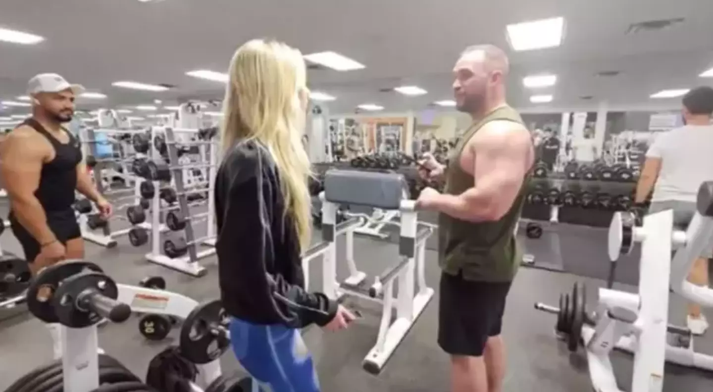The streamer faced backlash when she attempted to shame a man that called her out for wearing body paint to the gym.