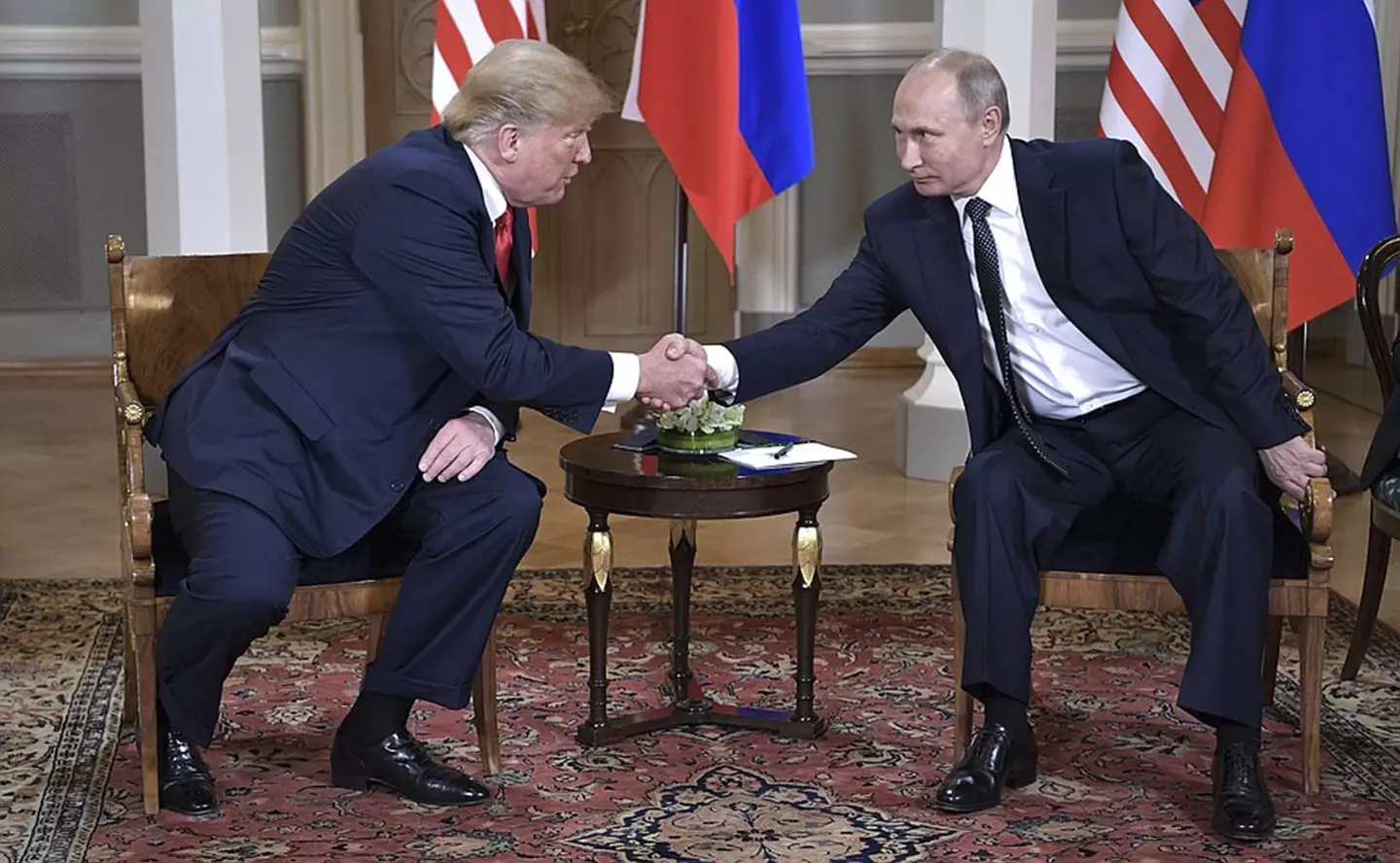 The Kremlin has not yet commented on Trump's latest move. (Kremlin Press Office / Handout/Anadolu Agency/Getty Images)