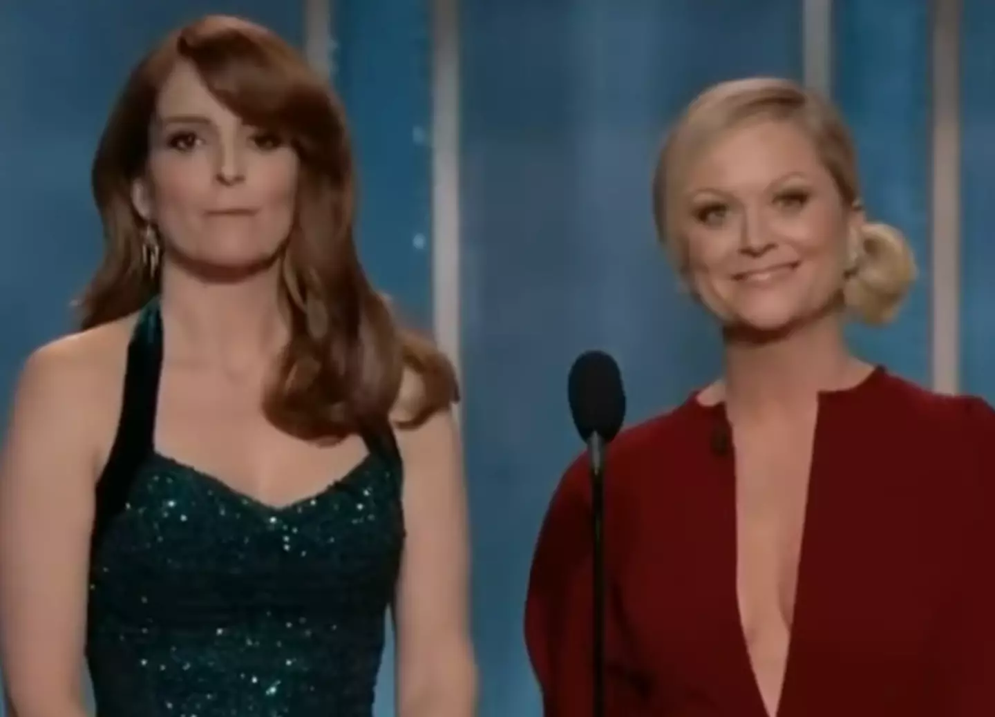 Tina Fey and Amy Poehler fronted the 70th Golden Globe Awards (NBC)