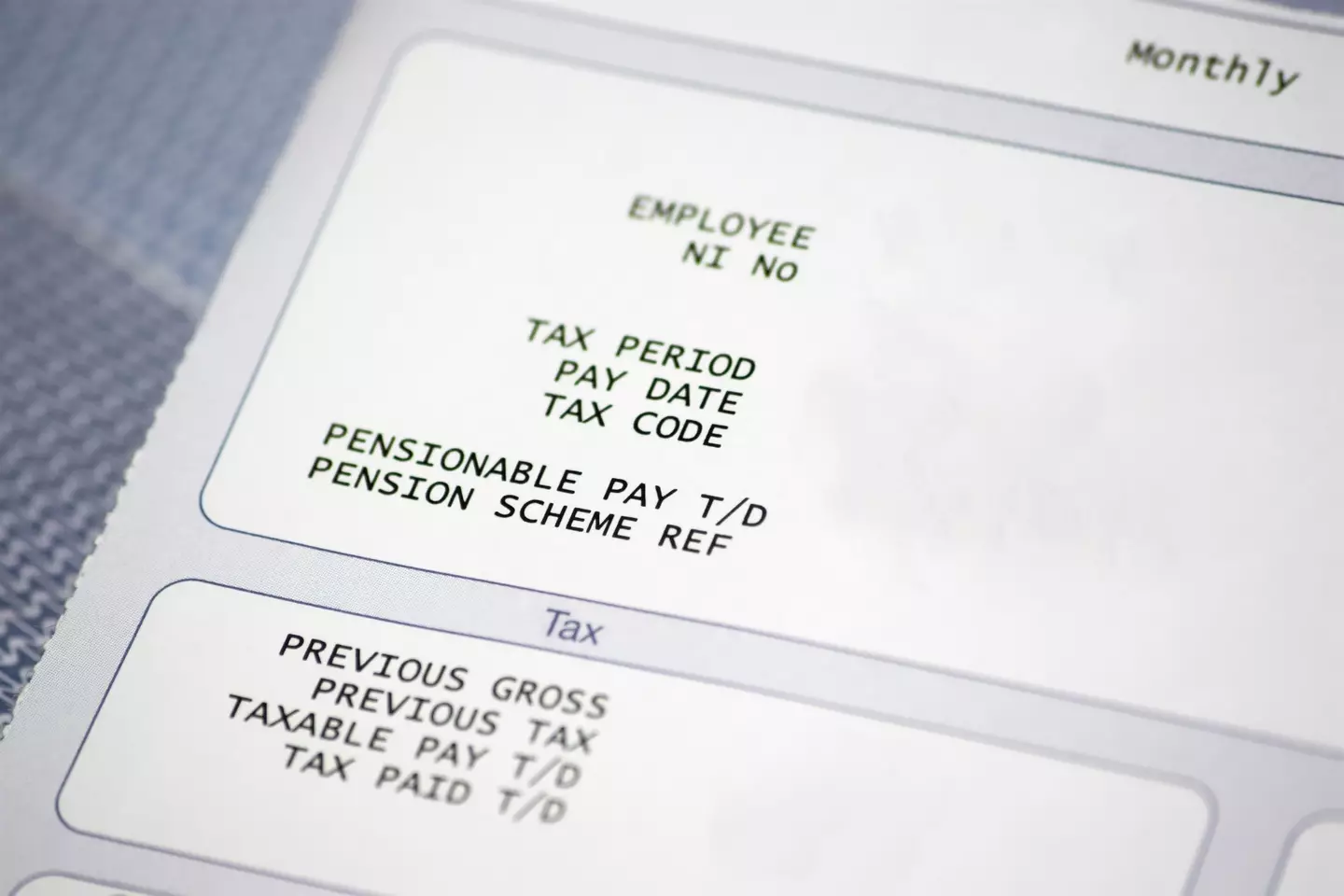 Your payslip is going to look different. Getty Stock Images