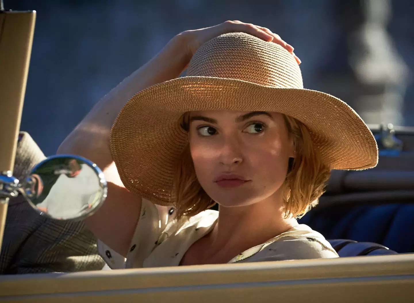 Why the picture of Lily James? Because she was in a Netflix movie version of Rebecca in 2020. (Netflix)