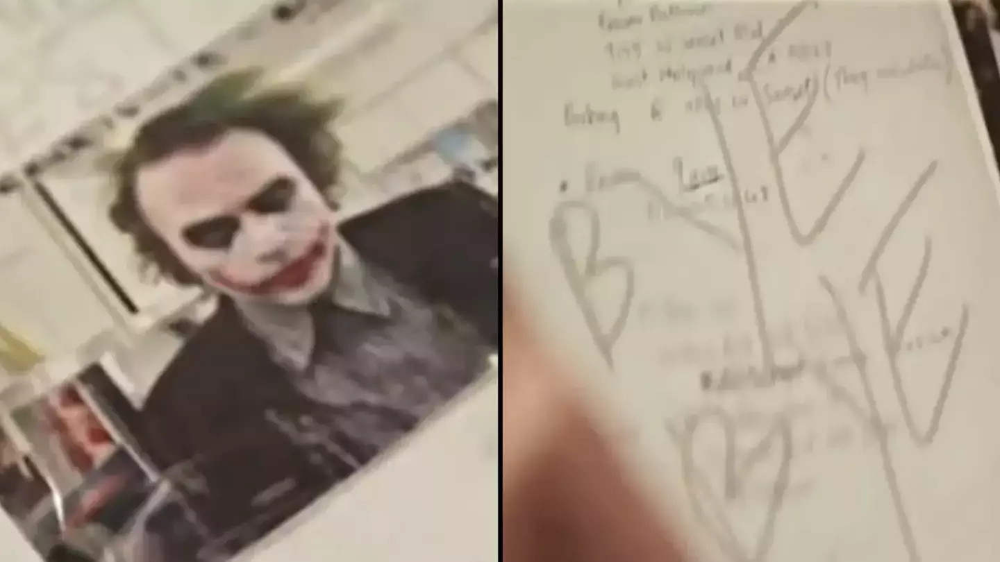Heath Ledger's Joker diary acts as a disturbing reminder of his commitment to the role