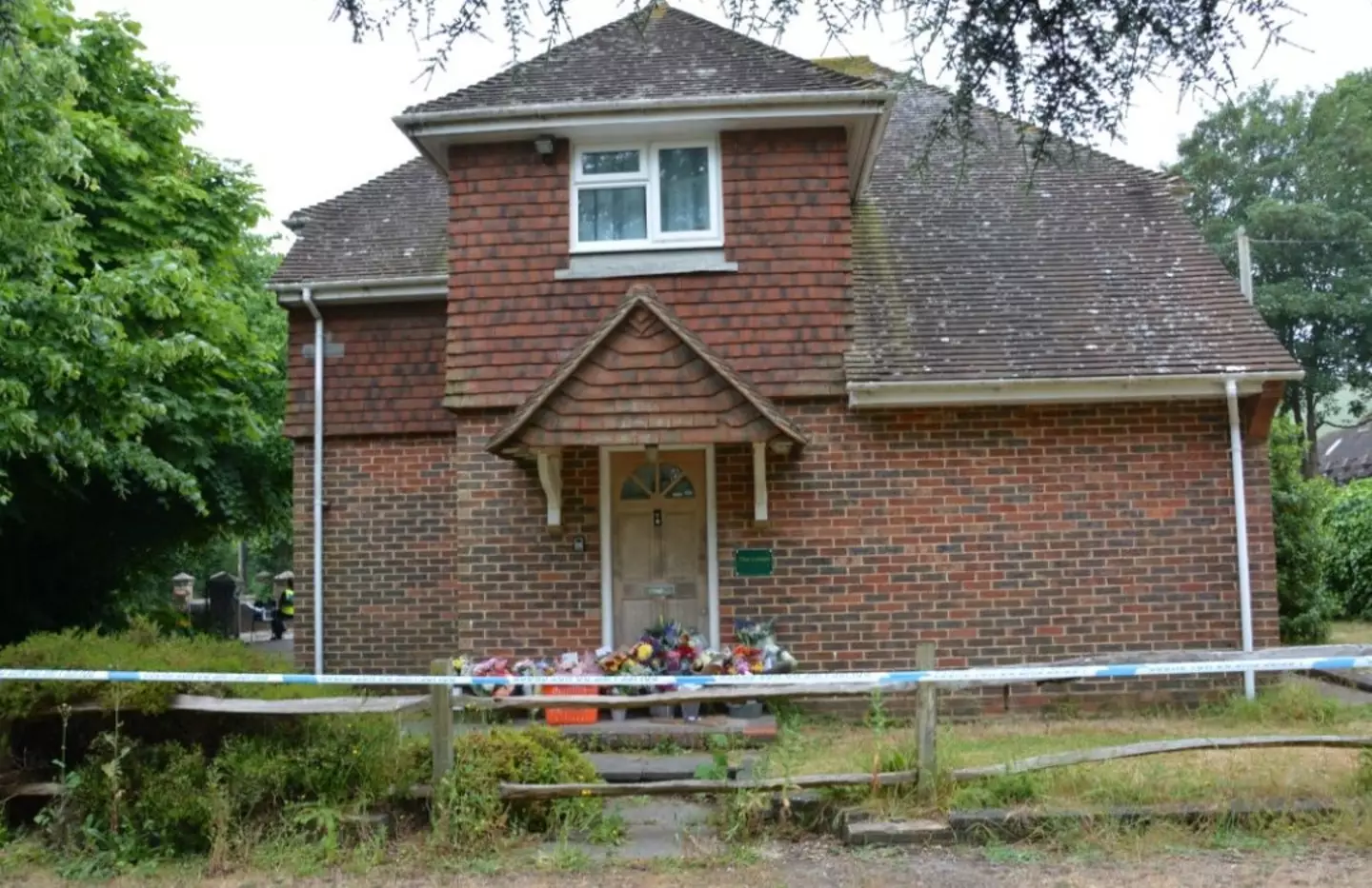 Martin had a close relationship with his ex-stepdaughter and visited her home regularly (SWNS)