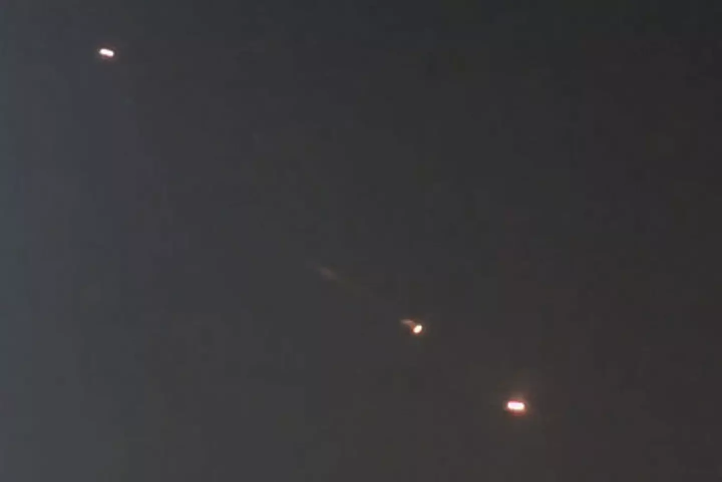 Missiles were spotted above Doha, Qatar (Stringer/Anadolu via Getty Images)