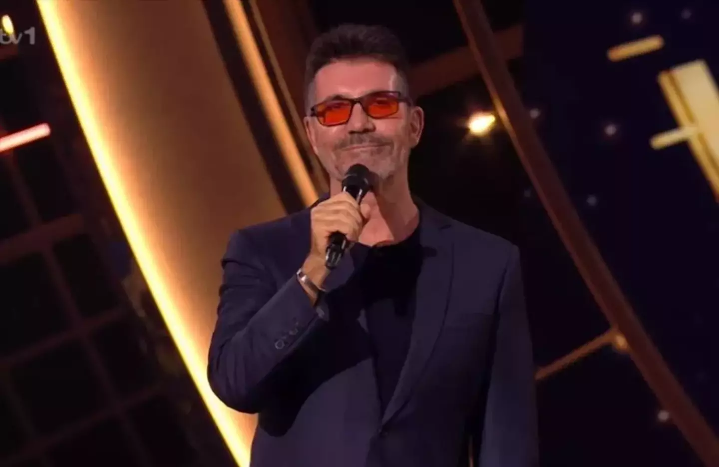 Simon Cowell sported a new look at the Royal Variety.
