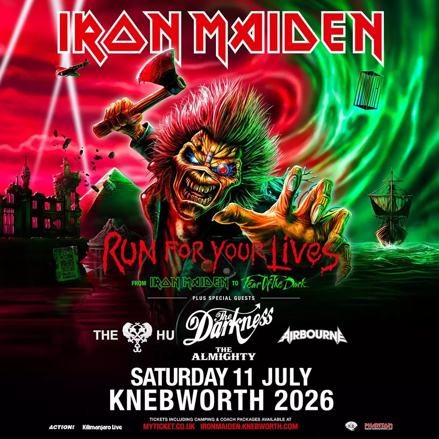 Iron Maiden are coming to Knebworth Park next year (Iron Maiden)