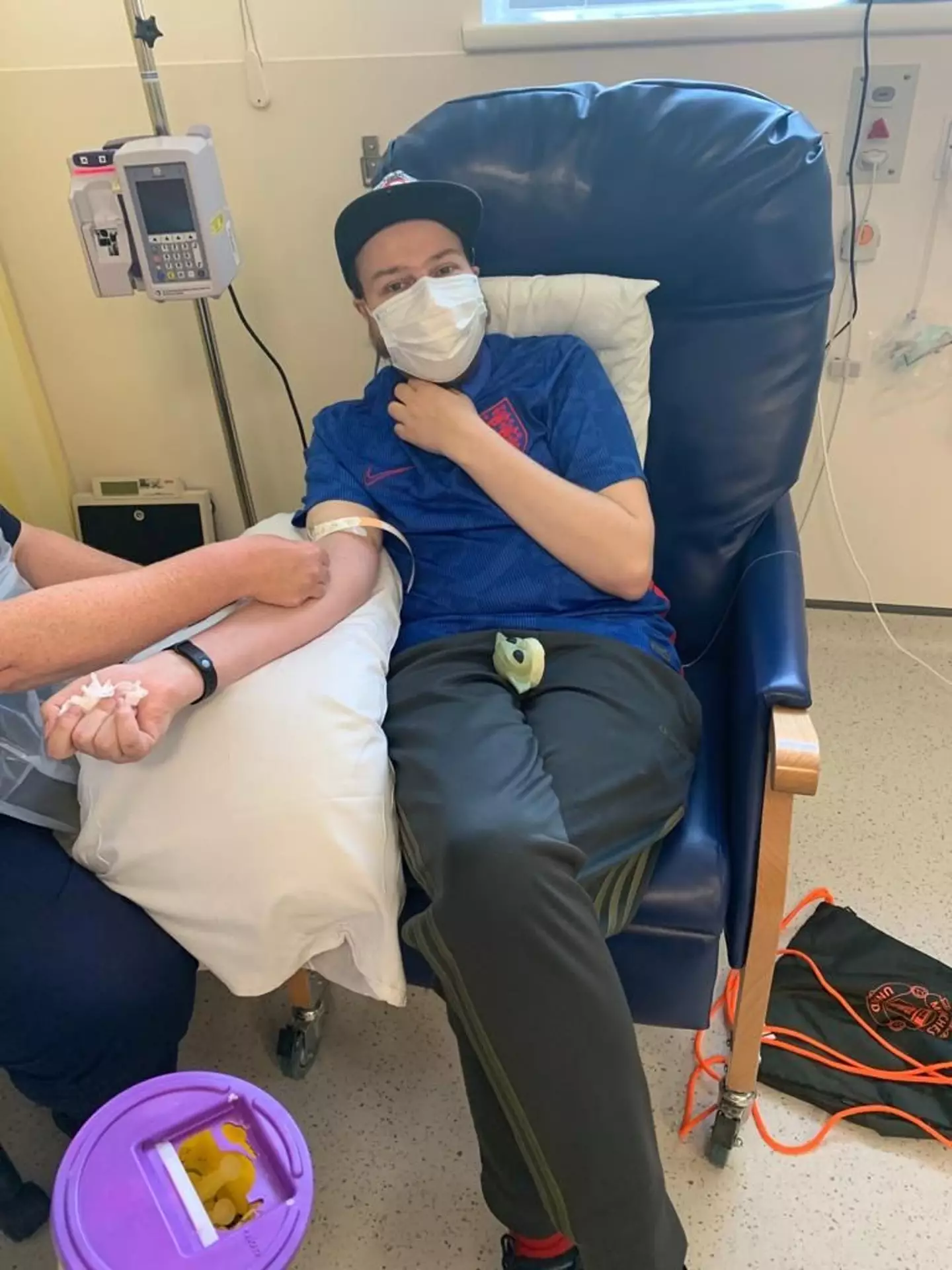 The lad, from Littleborough, was diagnosed with leukaemia (MEN Media/Hamish Graham)