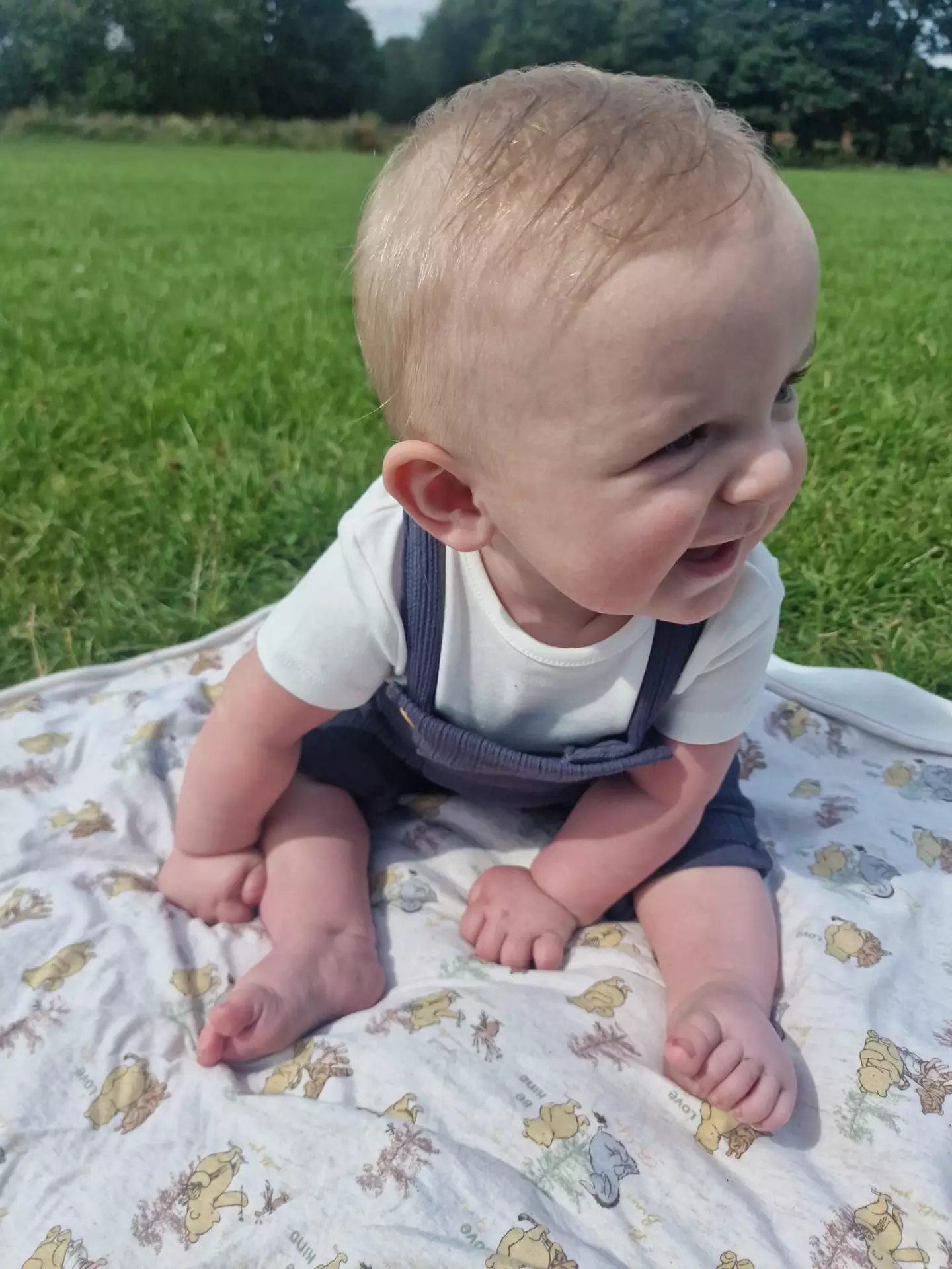 Laura Mattinson revealed that she began to notice changes in her son Ezra at around eight months old (SWNS)