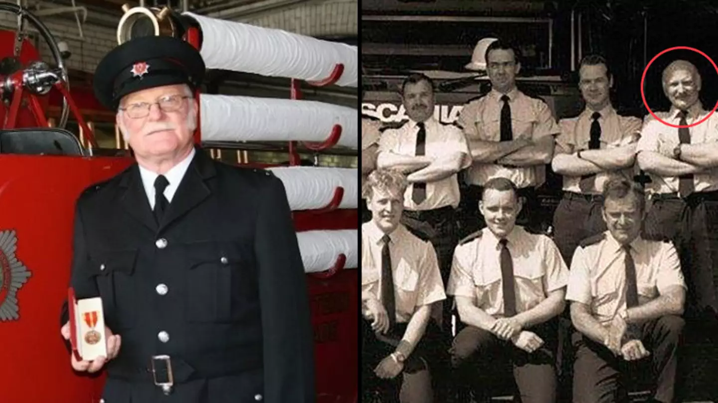 Britain's longest serving firefighter has retired after working for more than half a century