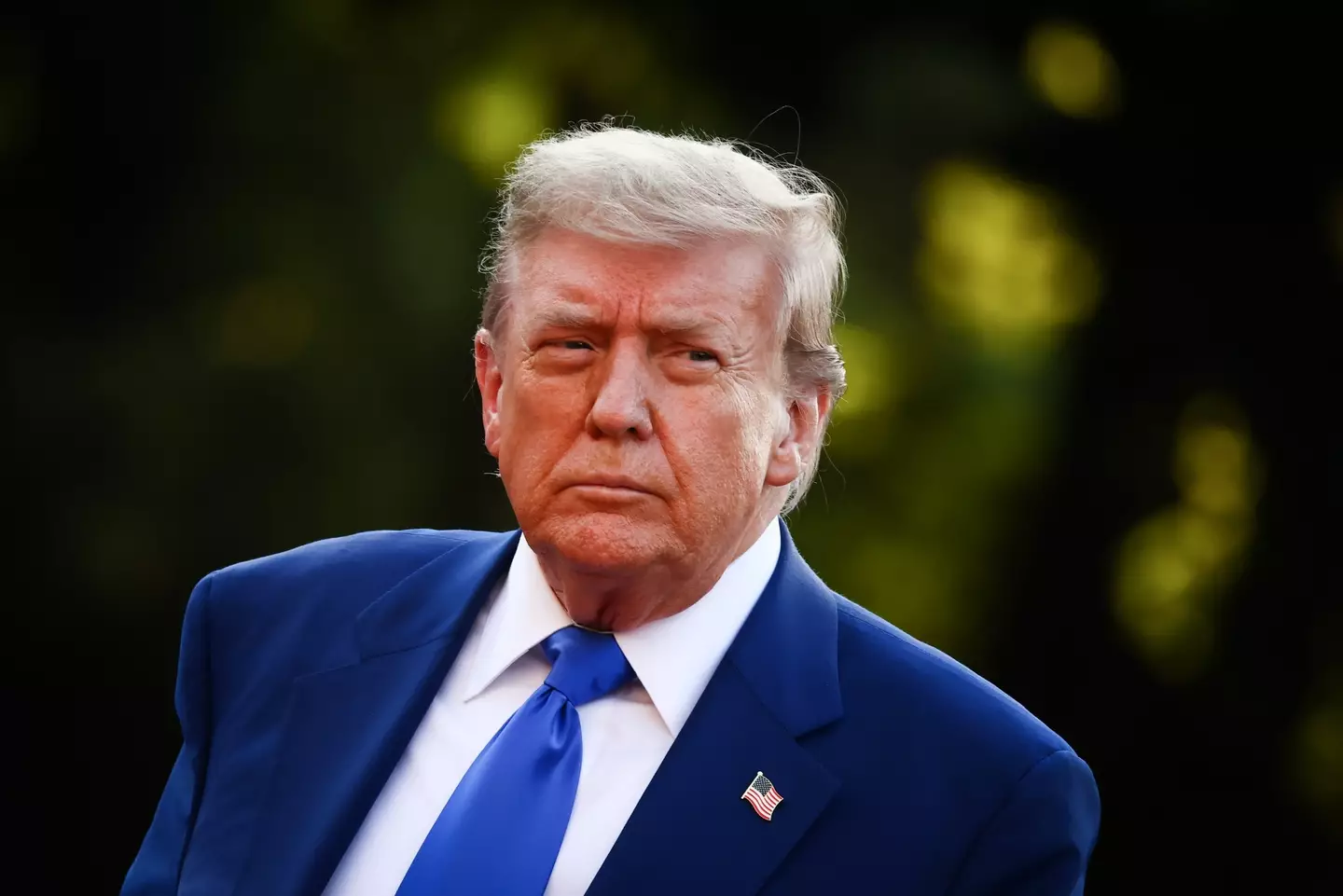 The US president took aim at Federal Reserve Chairman Jerome Powell (Beata Zawrzel/NurPhoto via Getty Images)