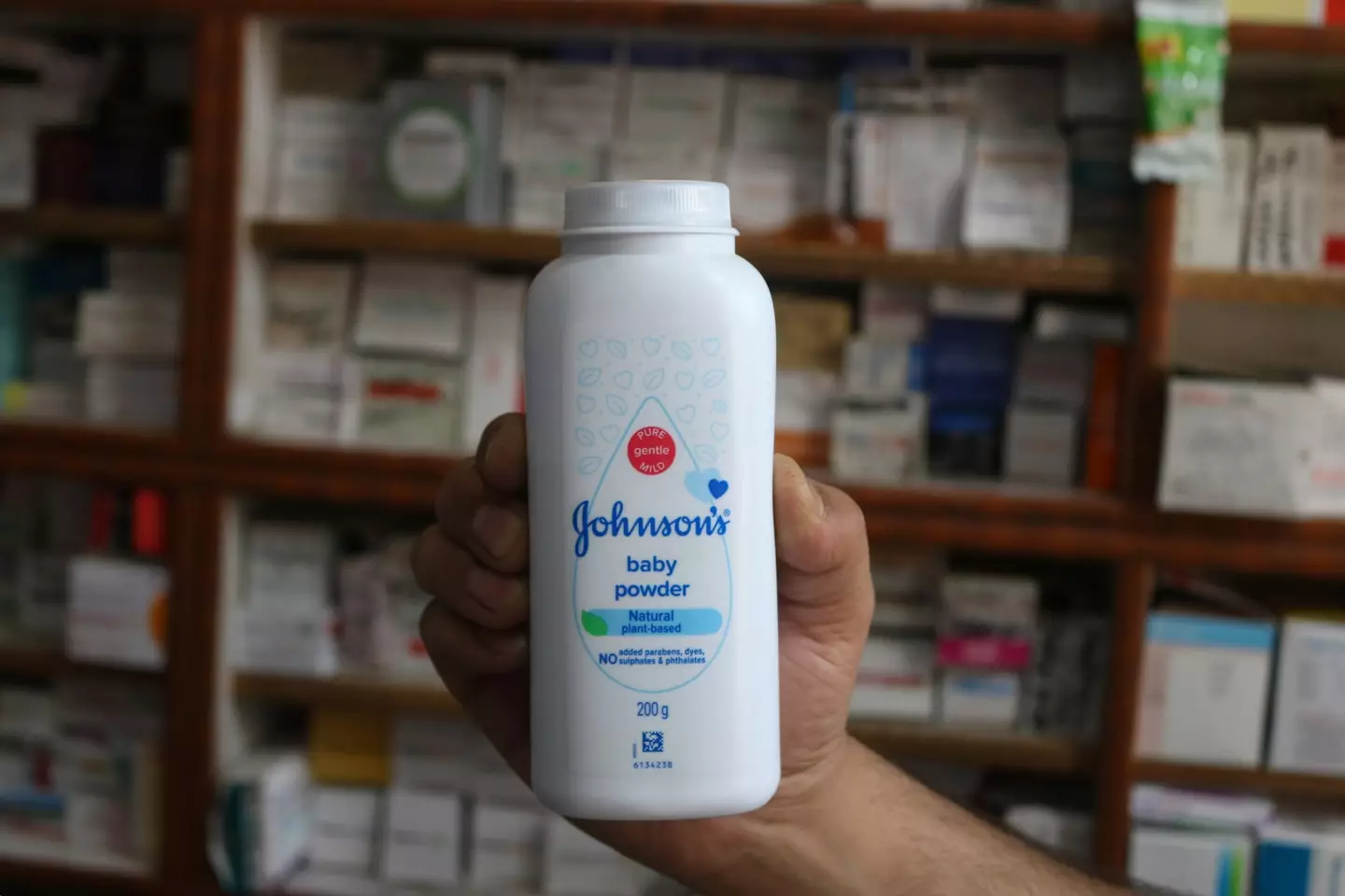 The lawsuit claims J&J knowingly 'concealed' the contamination (Firdous Nazir/NurPhoto via Getty Images)