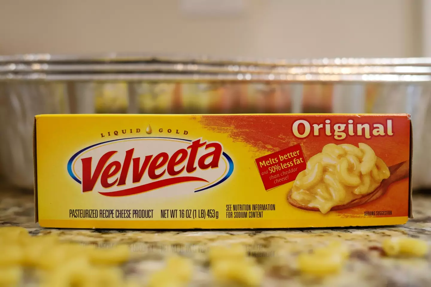 Austin Davis always eats the same Velveeta macaroni and cheese.