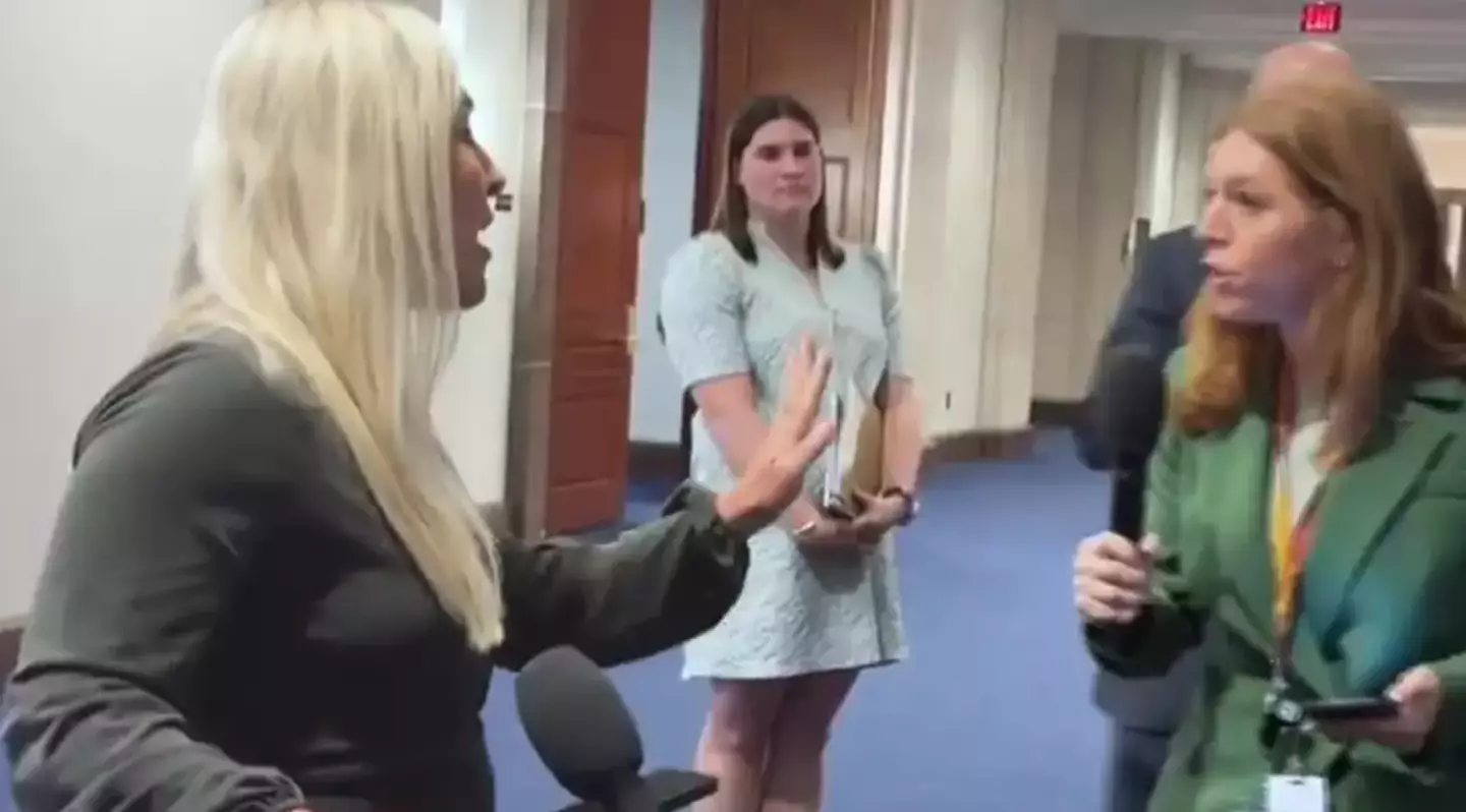 Martha Kelner said she 'expected' Marjorie Taylor Greene to take issue with her (Sky News)