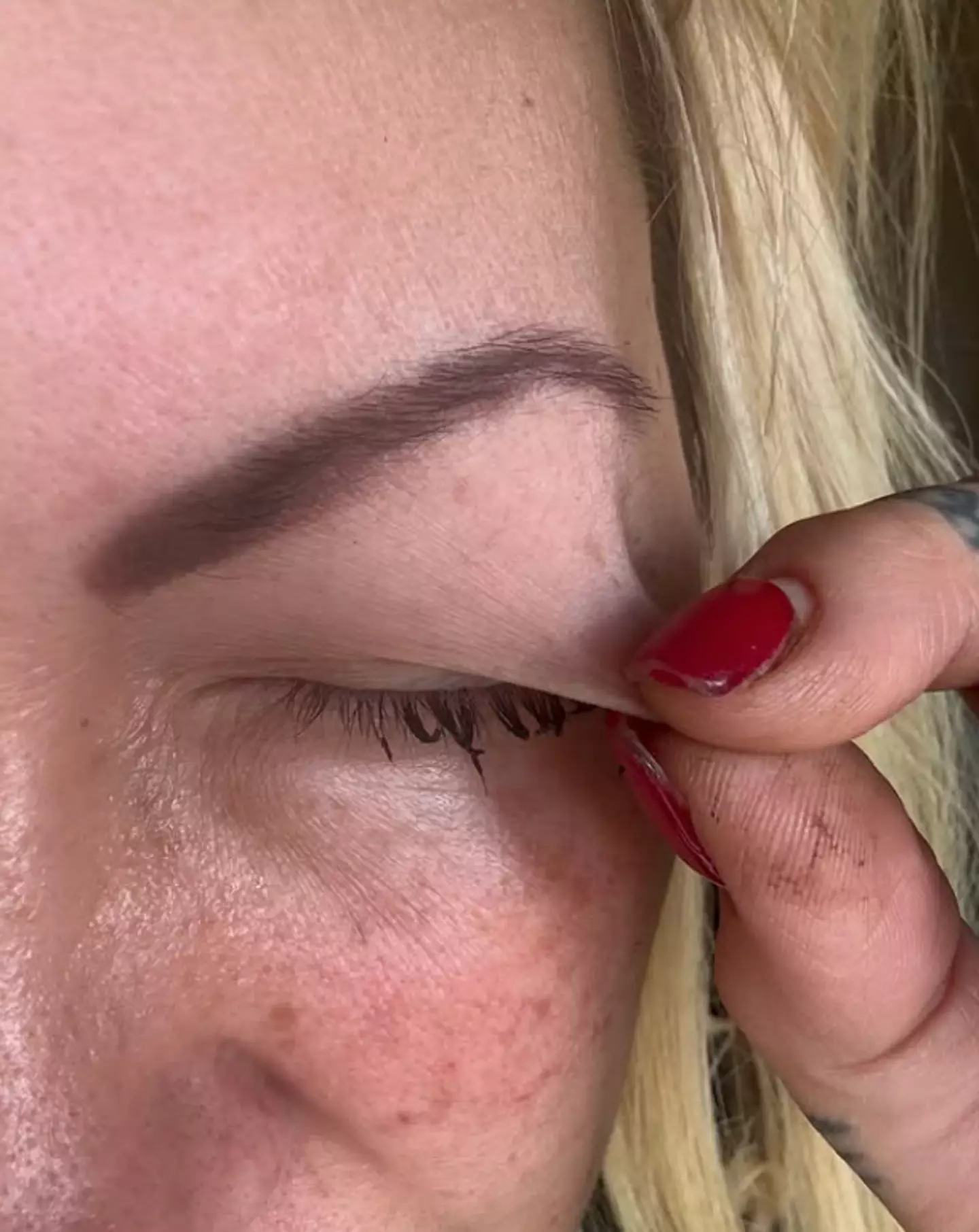 Marsh underwent blepharoplasty surgery (Instagram/@jodiemarshtv)