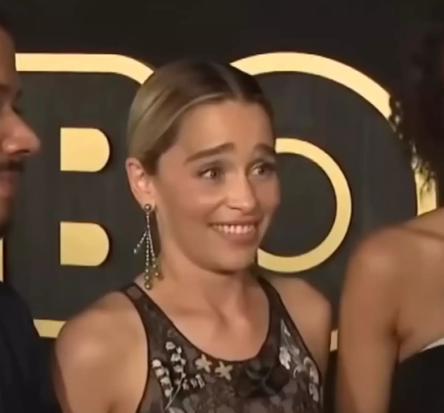 Emilia Clarke's viral reaction to being asked about the final season of Game of Thrones (ET)