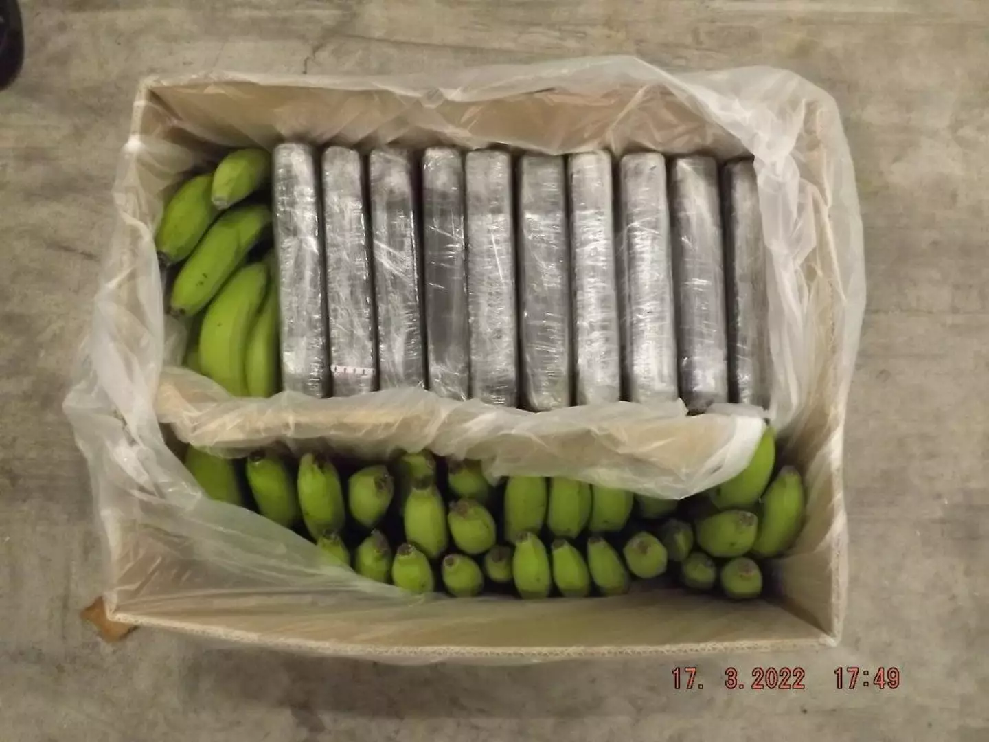 It was the biggest cocaine seizure since 2015.