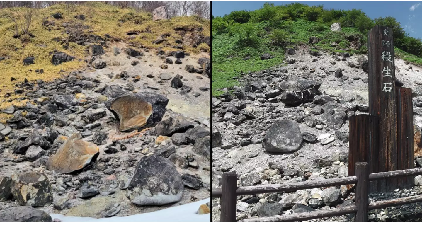 Magical Japanese Boulder That’s Imprisoned A Demon For 1,000 Years Has Mysteriously Cracked Open And People Are Spooked