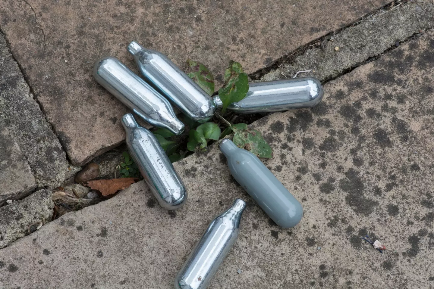 Nitrous Oxide canisters.