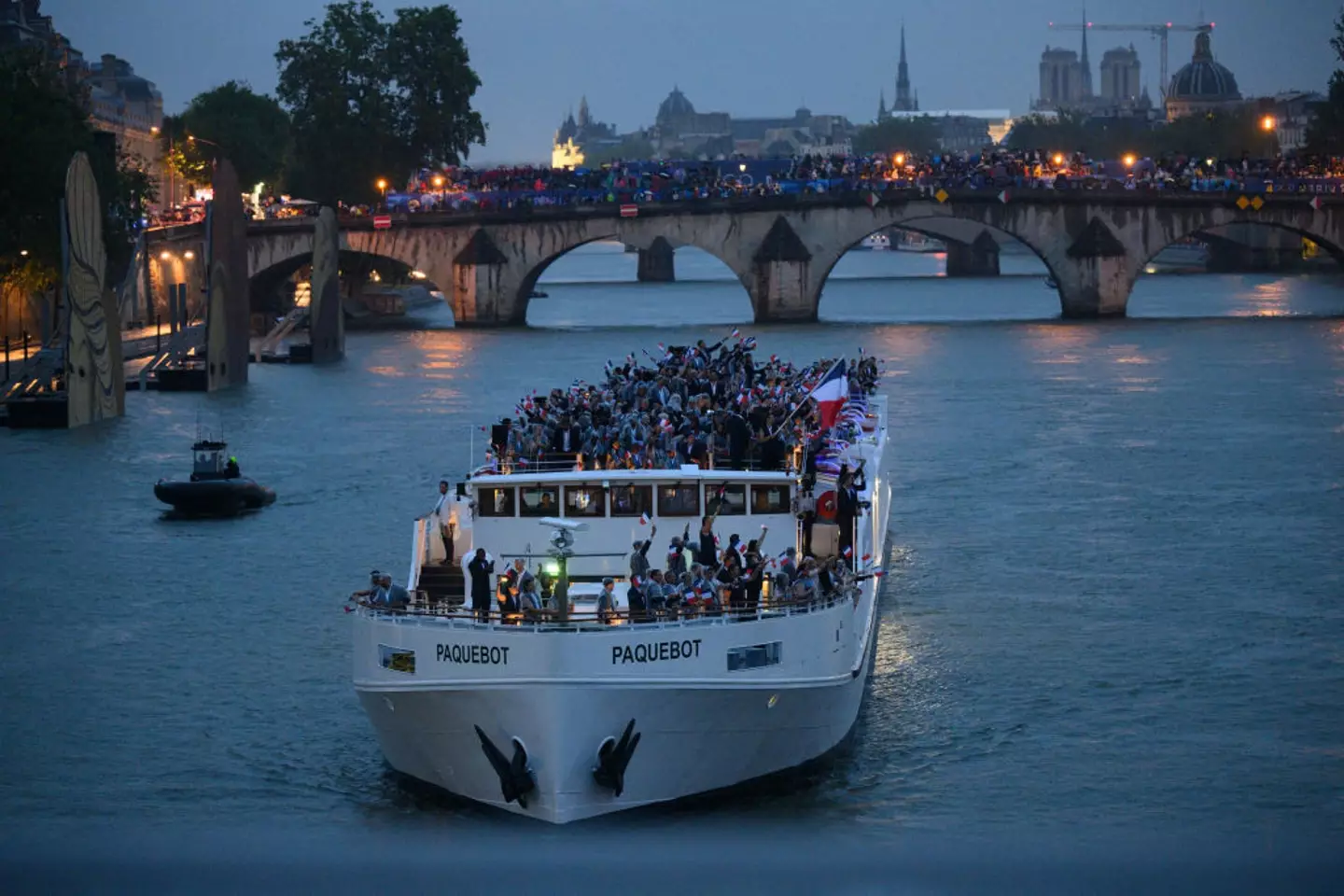 Team France entered in style, with the second highest number of athletes at the games. (Markus Gilliar - GES Sportfoto/Getty Images)