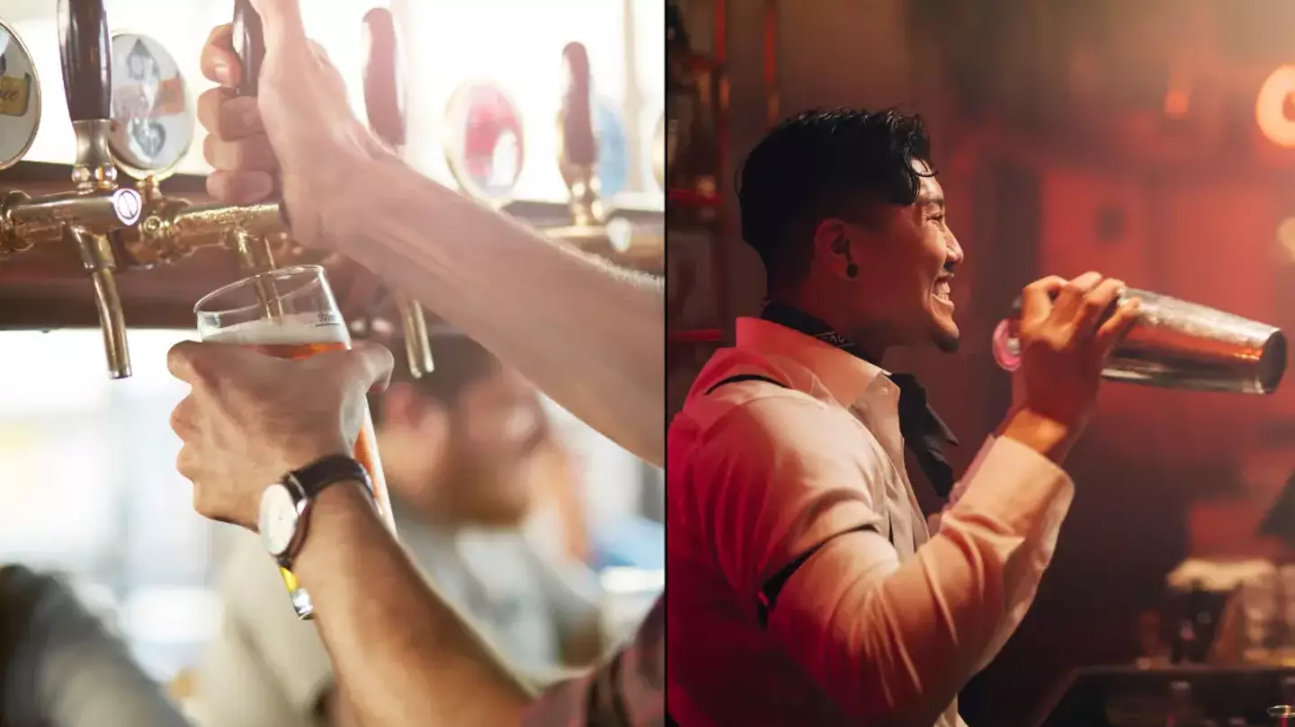 Bartenders use a special number to let colleagues know there's an attractive customer at the bar
