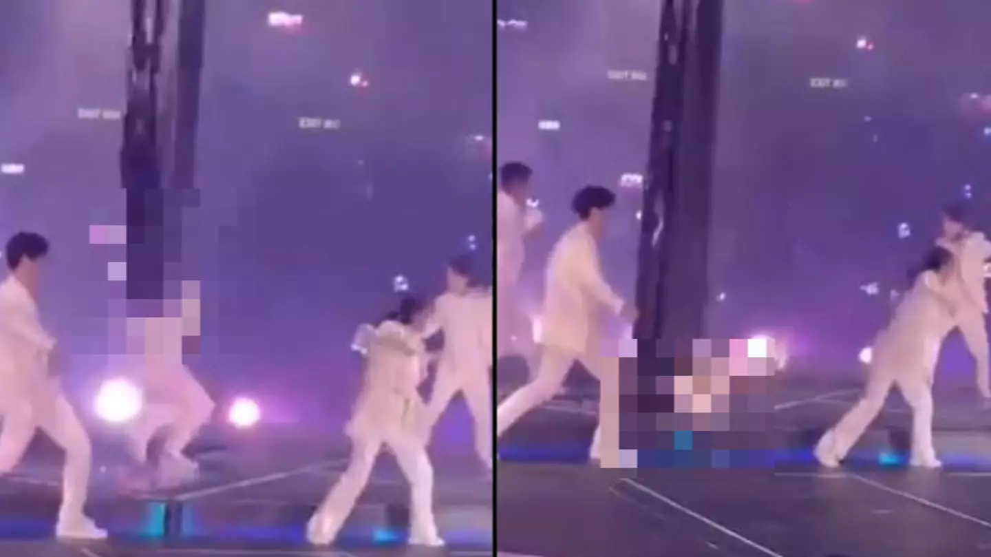 Huge Screen Collapses On Dancer's Head During Concert In Hong Kong
