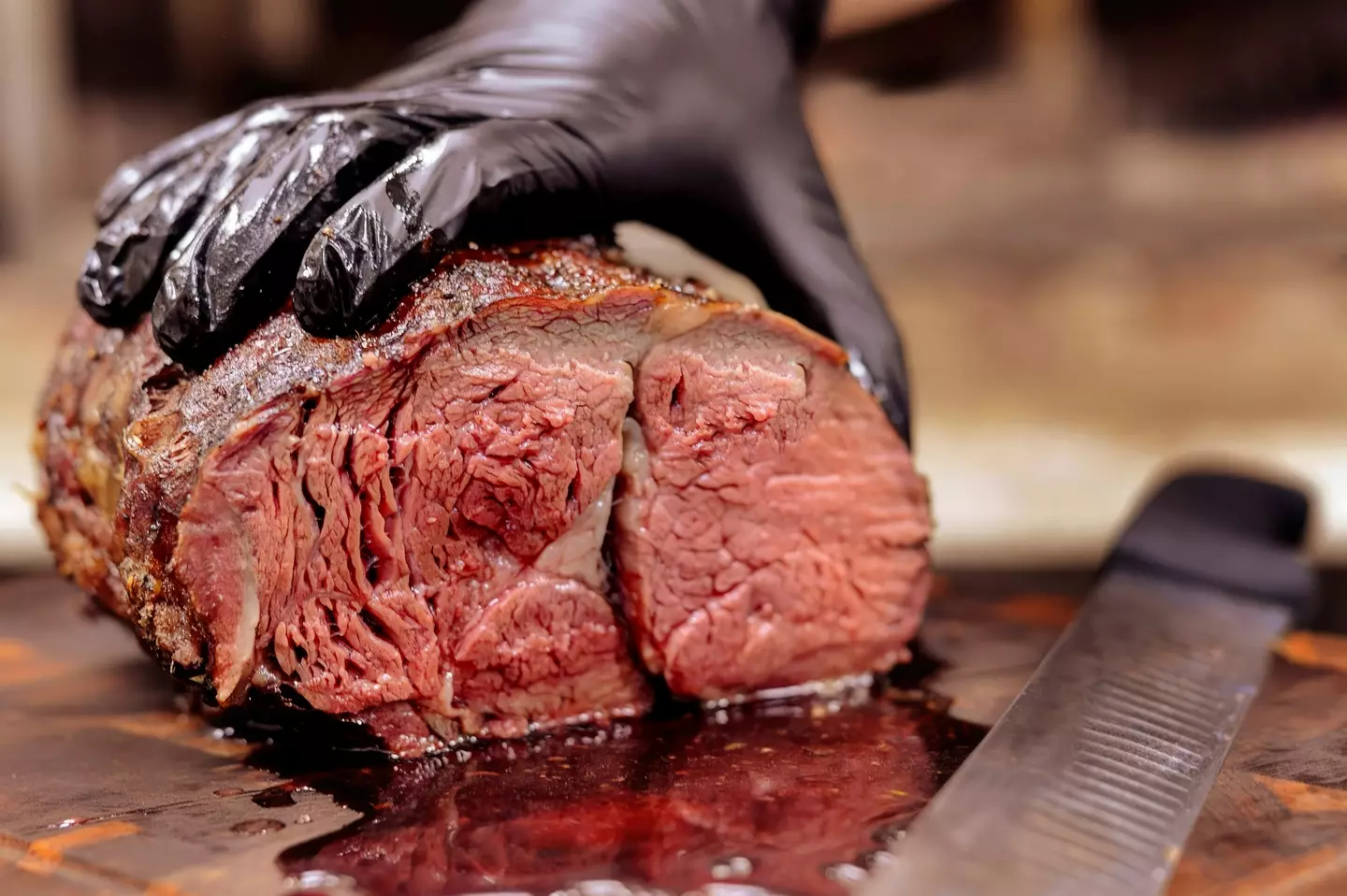 Myoglobin is also what gives the meat its red colour.