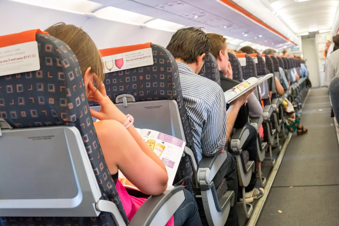 An easyJet flight.