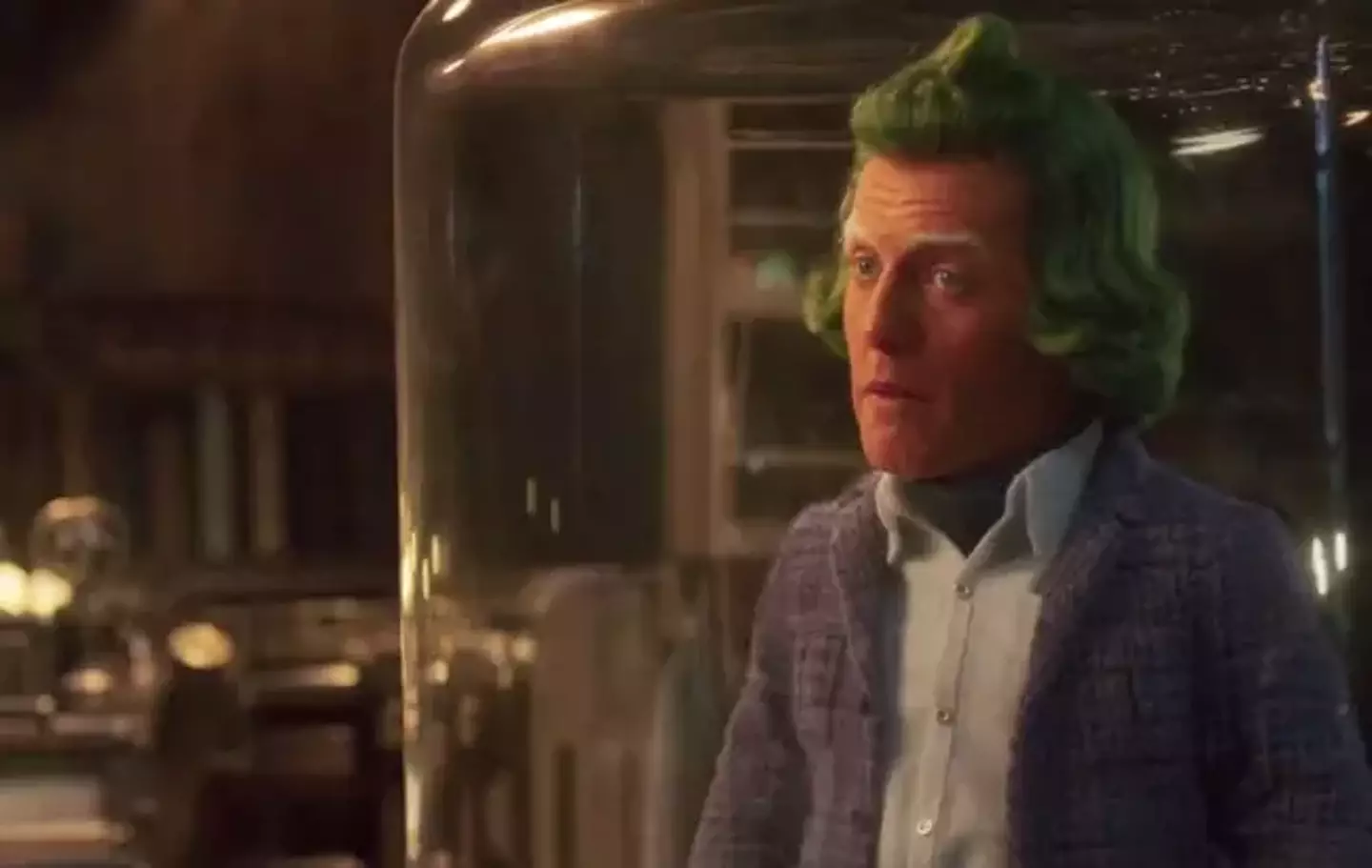 Hugh Grant says he ‘hated’ playing an Oompa Loompa in the new Willy Wonka film.