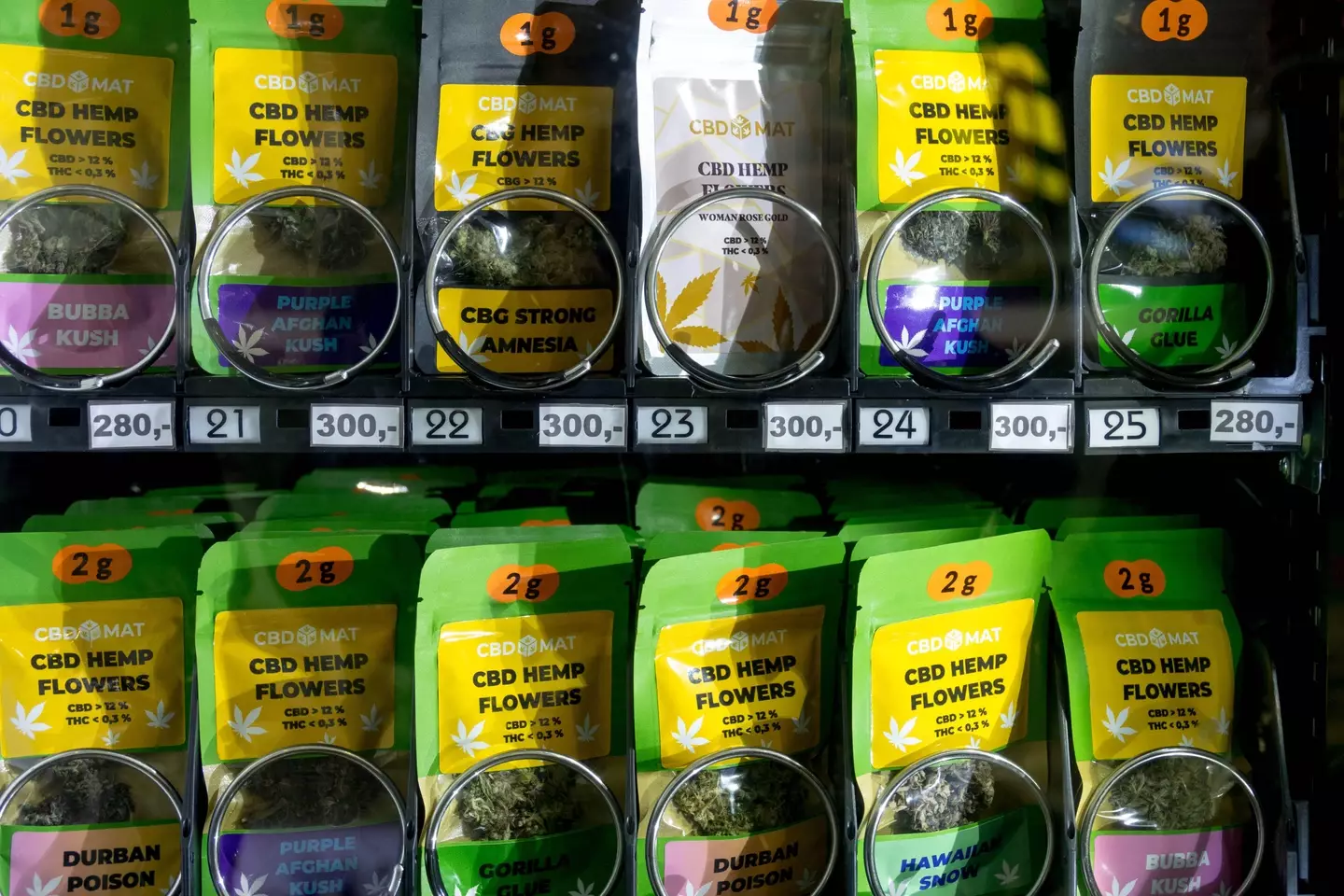 Self service CBD machine.