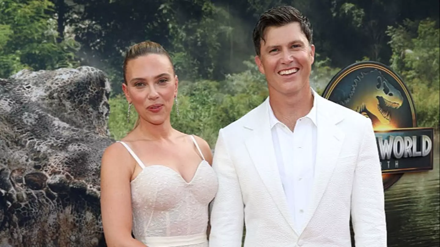 Scarlett Johansson addresses kissing co-star on lips during red carpet after her husband shared response