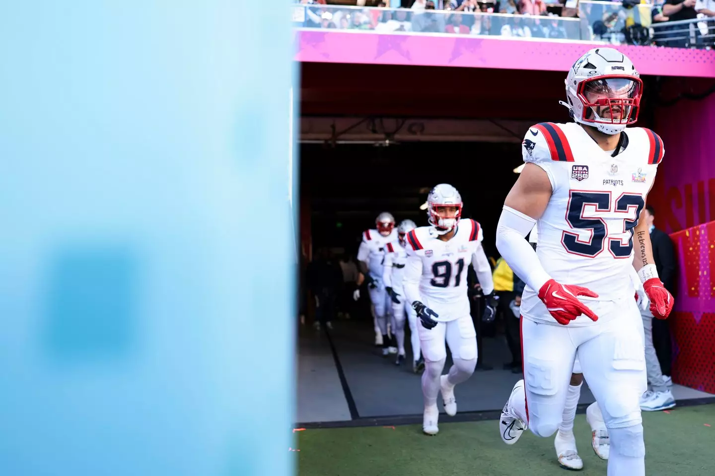 Drake is putting his faith in the New England Patriots this year (Kathryn Riley/Getty Images)