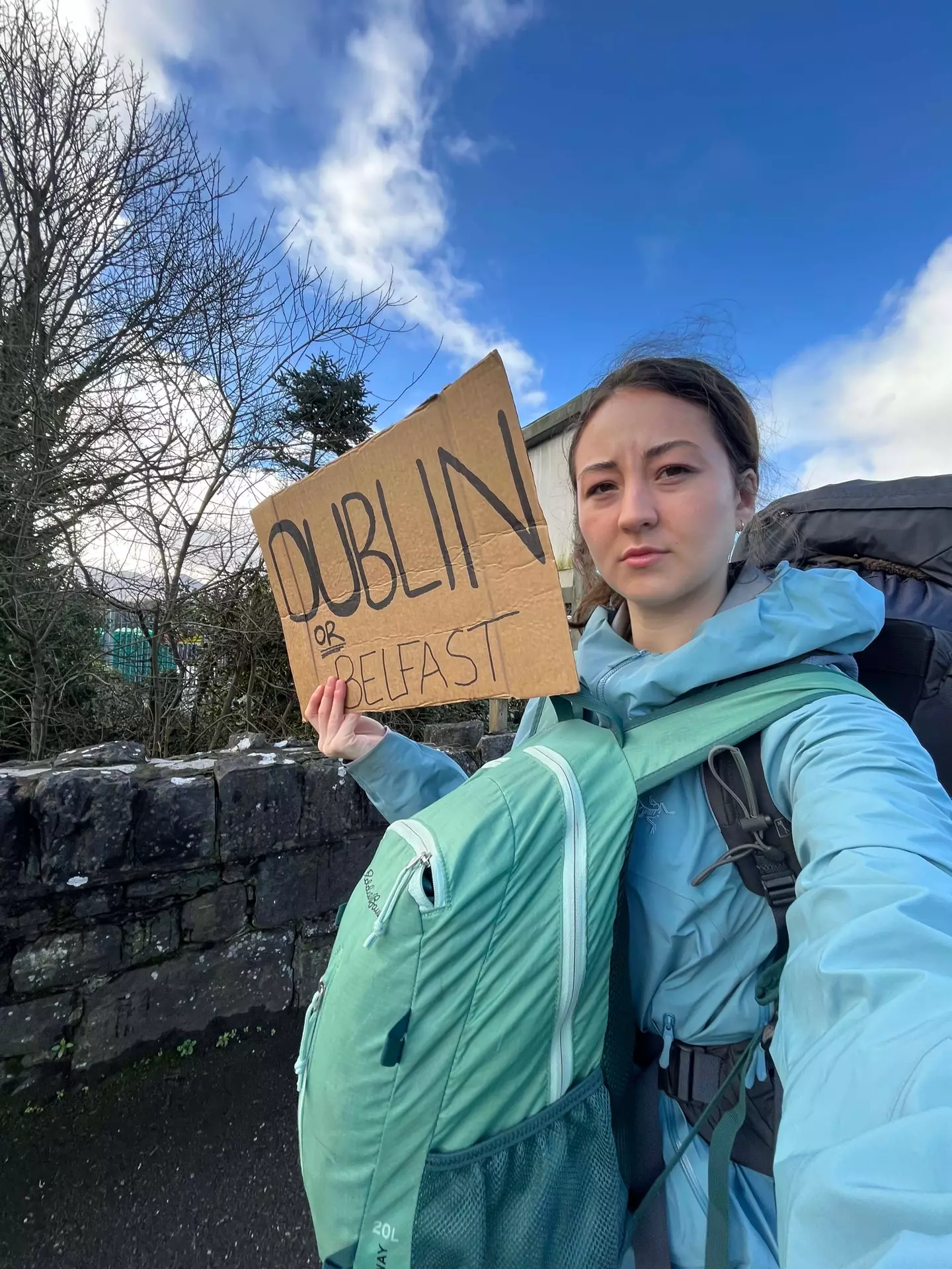 The 26-year-old started hitchhiking in late 2023 (PA Real Life)