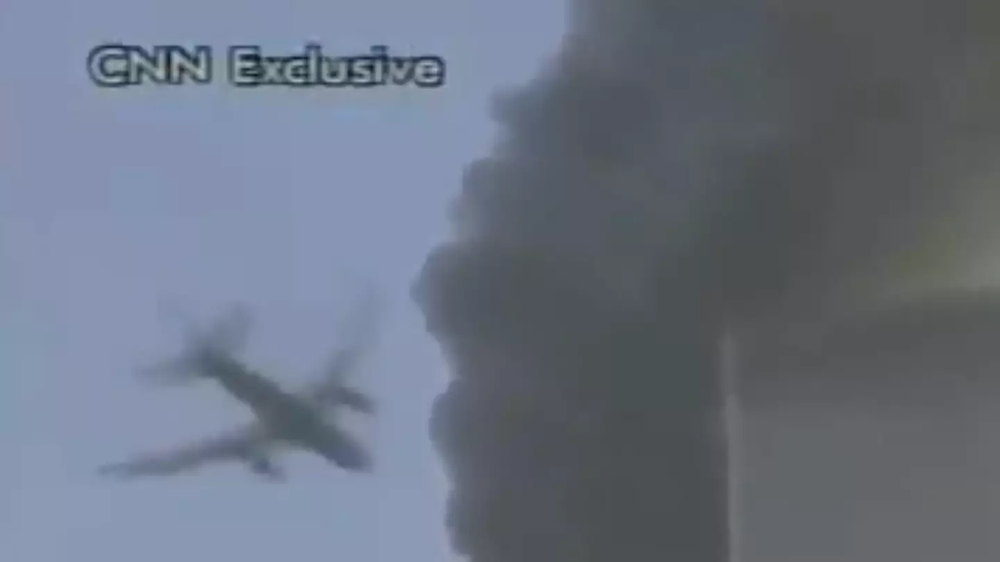 'Very rare' news footage from 9/11 shows close-up of second plane hitting tower in sobering clip