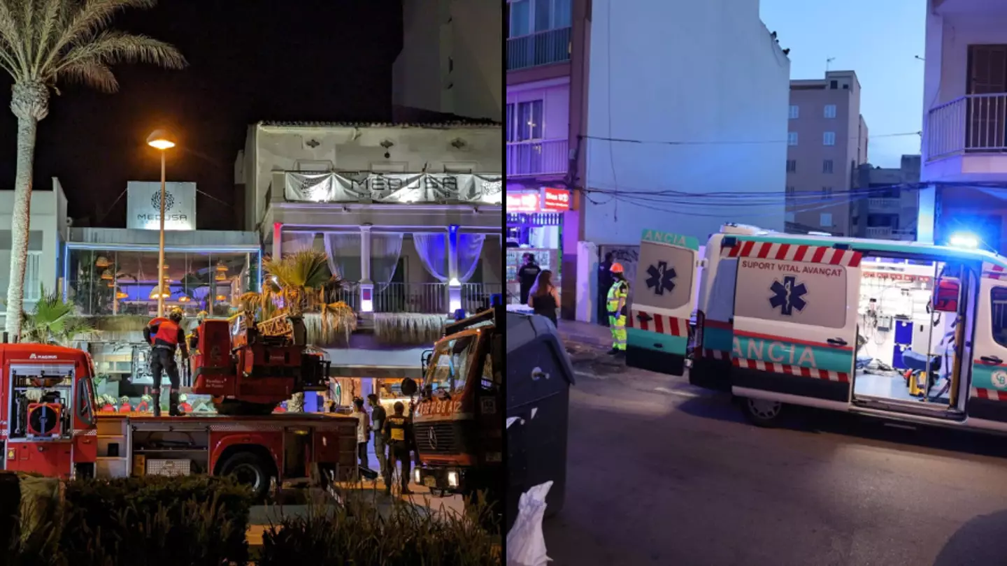 At least four dead and multiple injured after popular beach restaurant collapses on Majorca beach