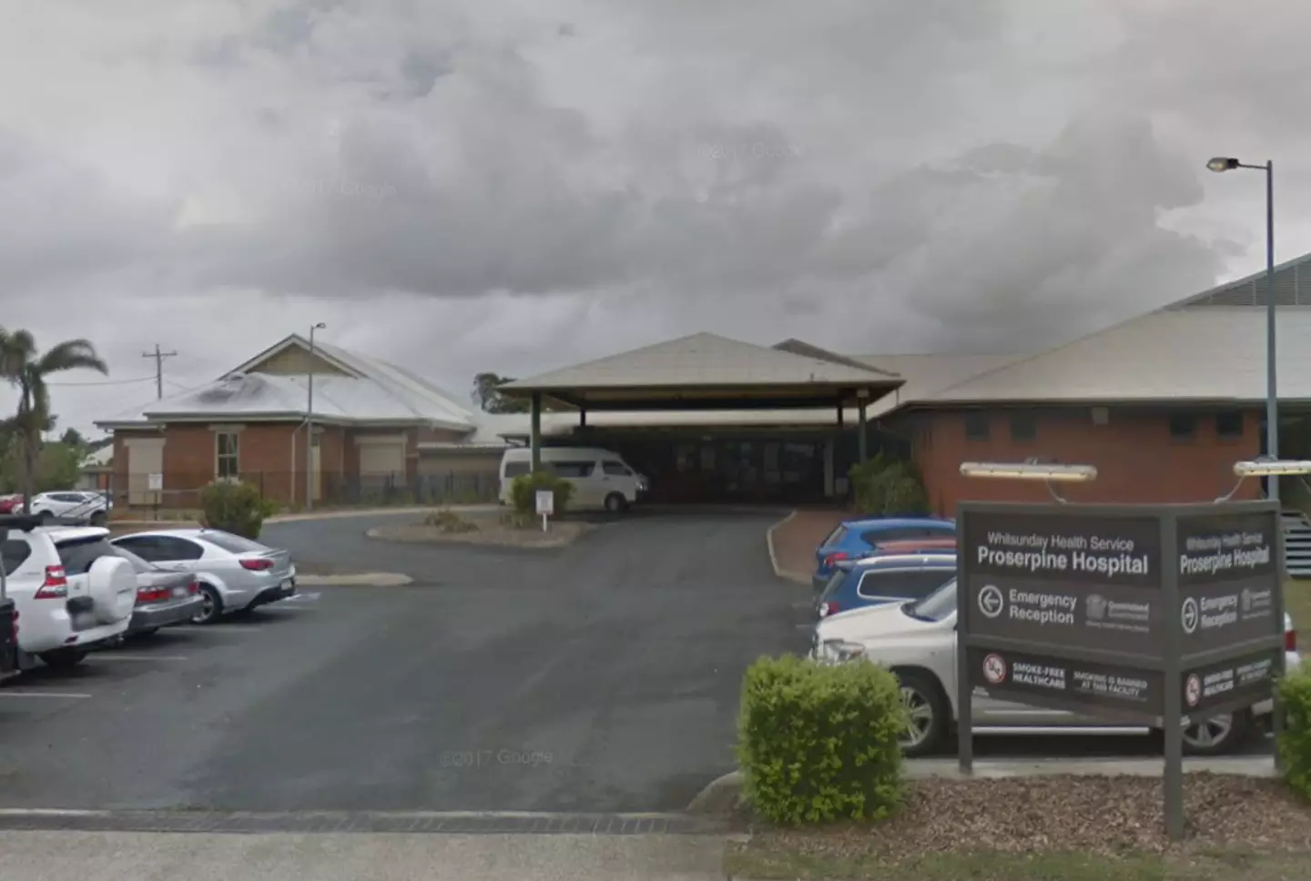 The family went to Proserpine Hospital (pictured).