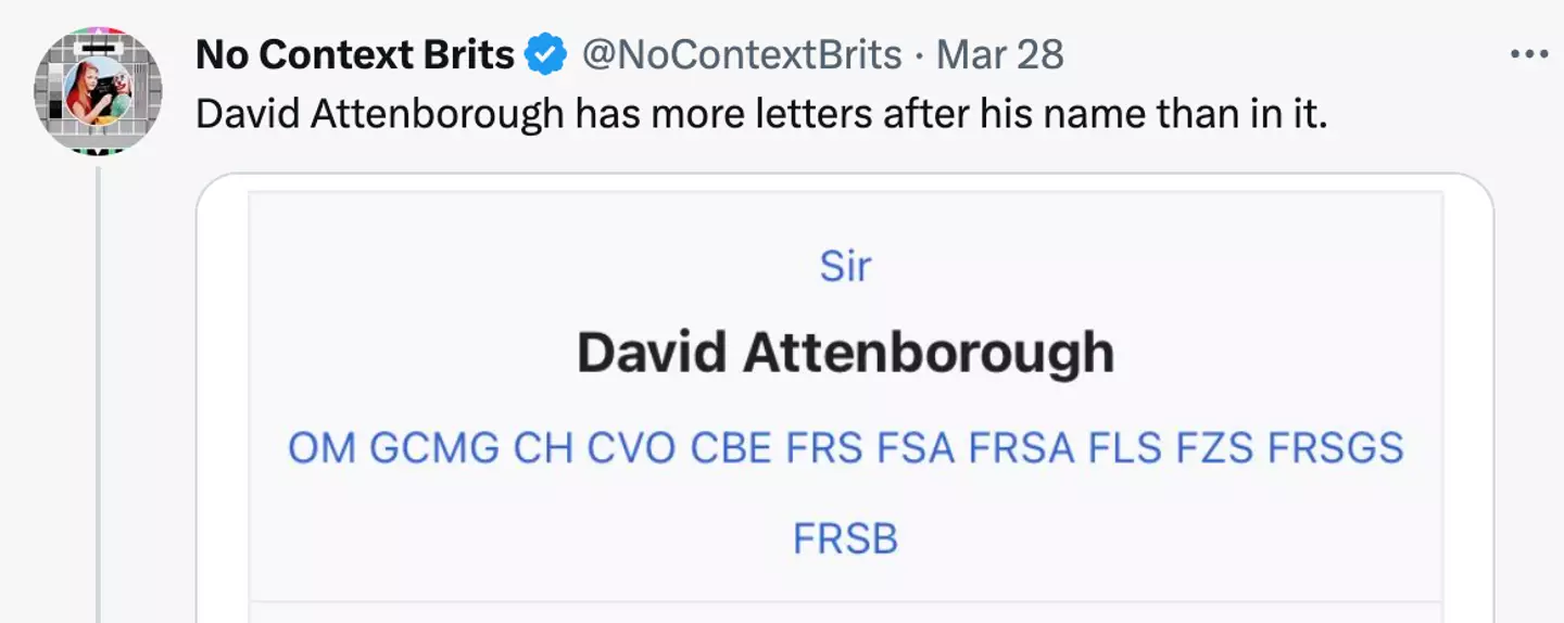 Attenborough has achieved a lot in his 96 years.