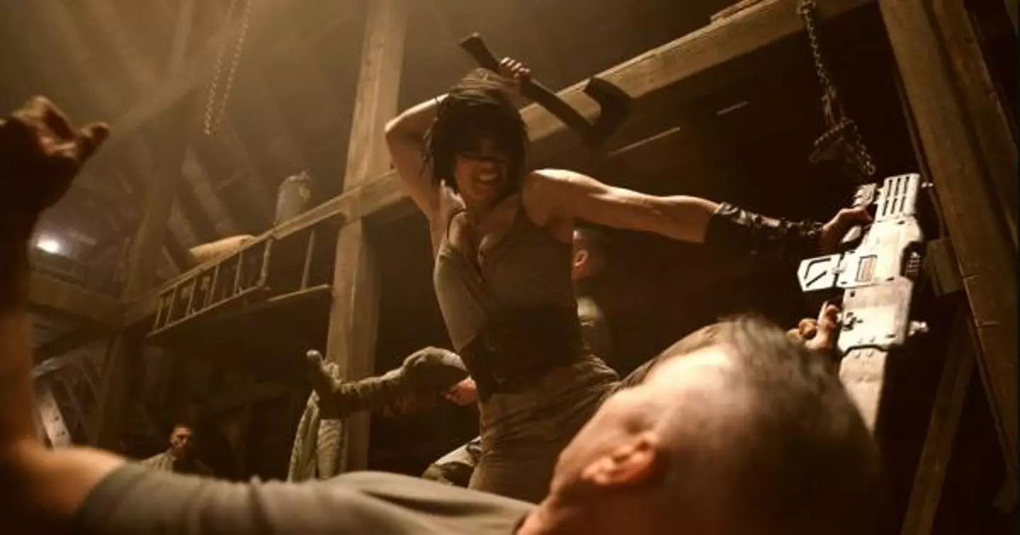 The PG-13 version of the film is still full of violence. (Netflix)