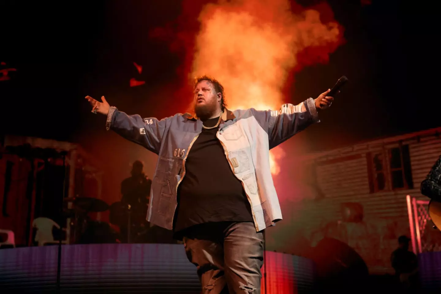 Jelly Roll before his weight loss transformation (John Shearer/Getty Images)